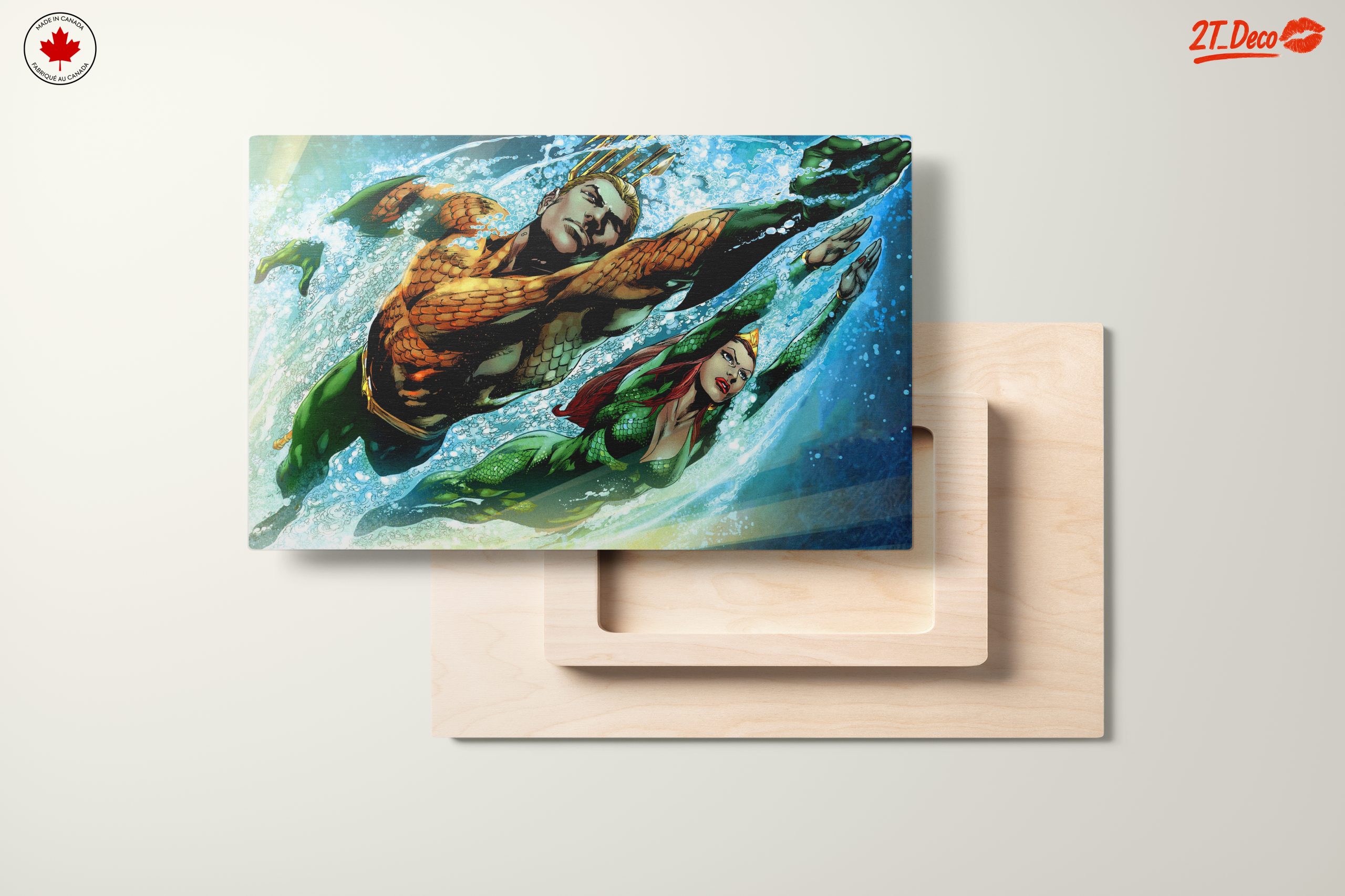 Dynamic Aquaman Artwork Featuring Ocean Adventure - Image 11