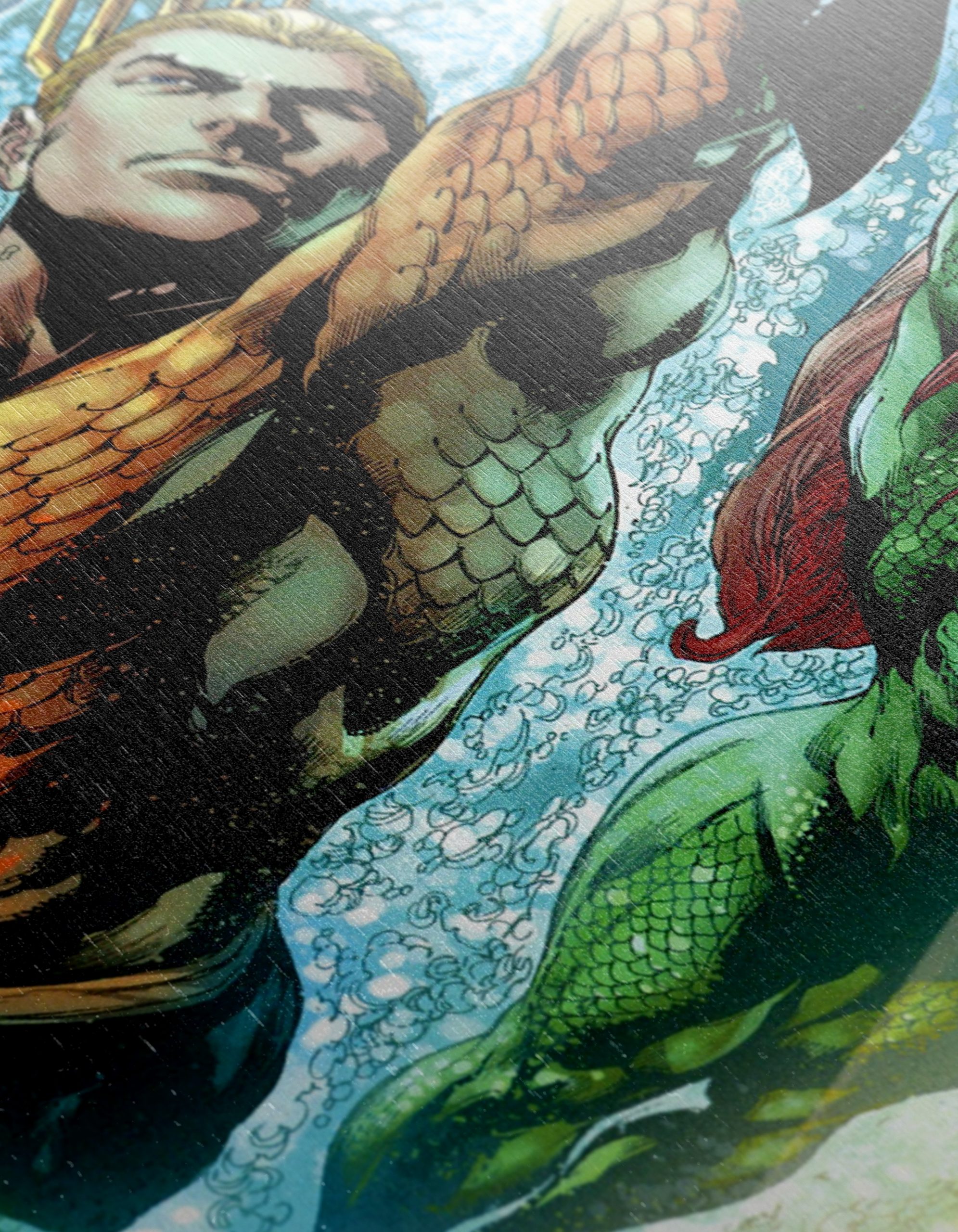 Dynamic Aquaman Artwork Featuring Ocean Adventure - Image 12
