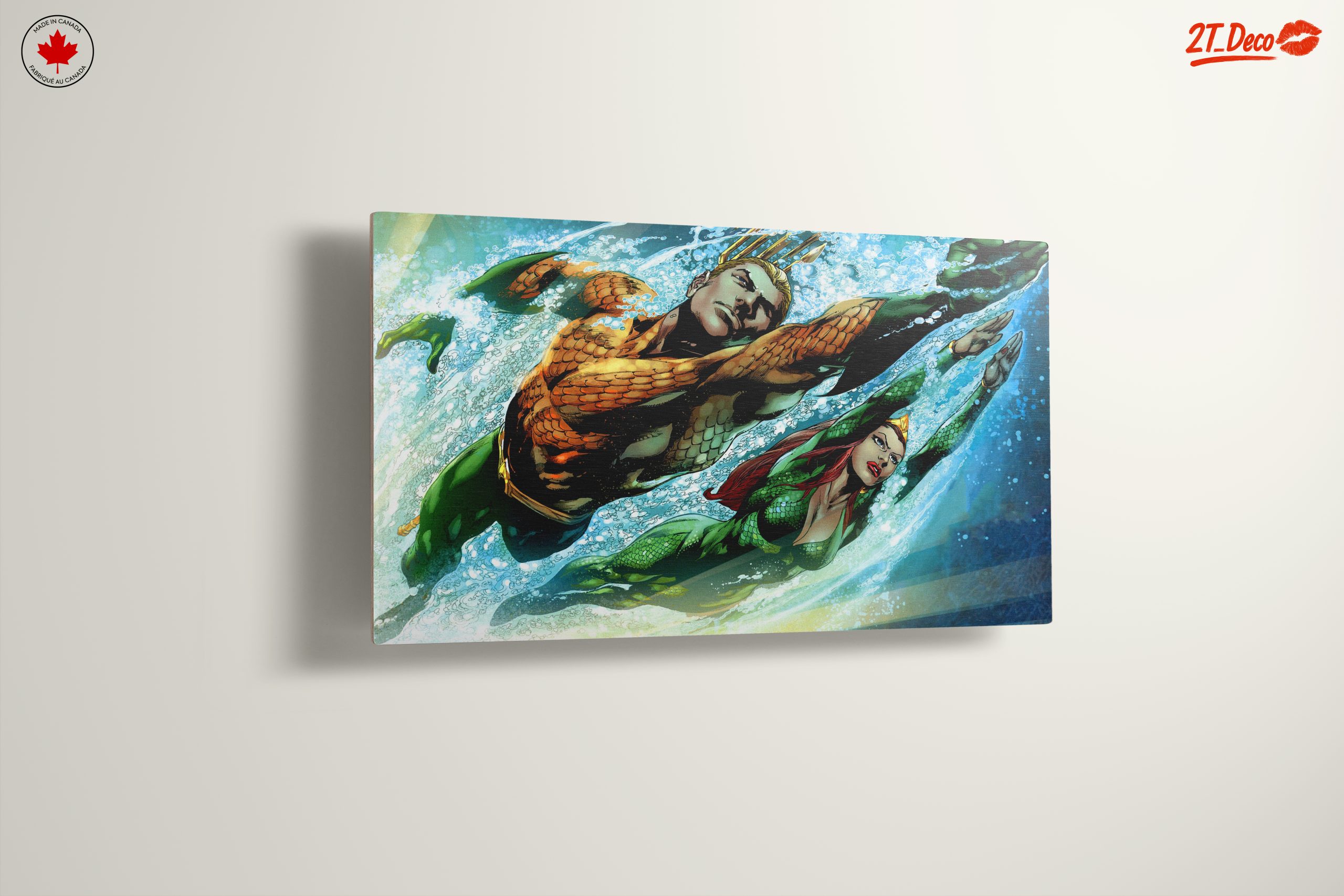 Dynamic Aquaman Artwork Featuring Ocean Adventure - Image 13