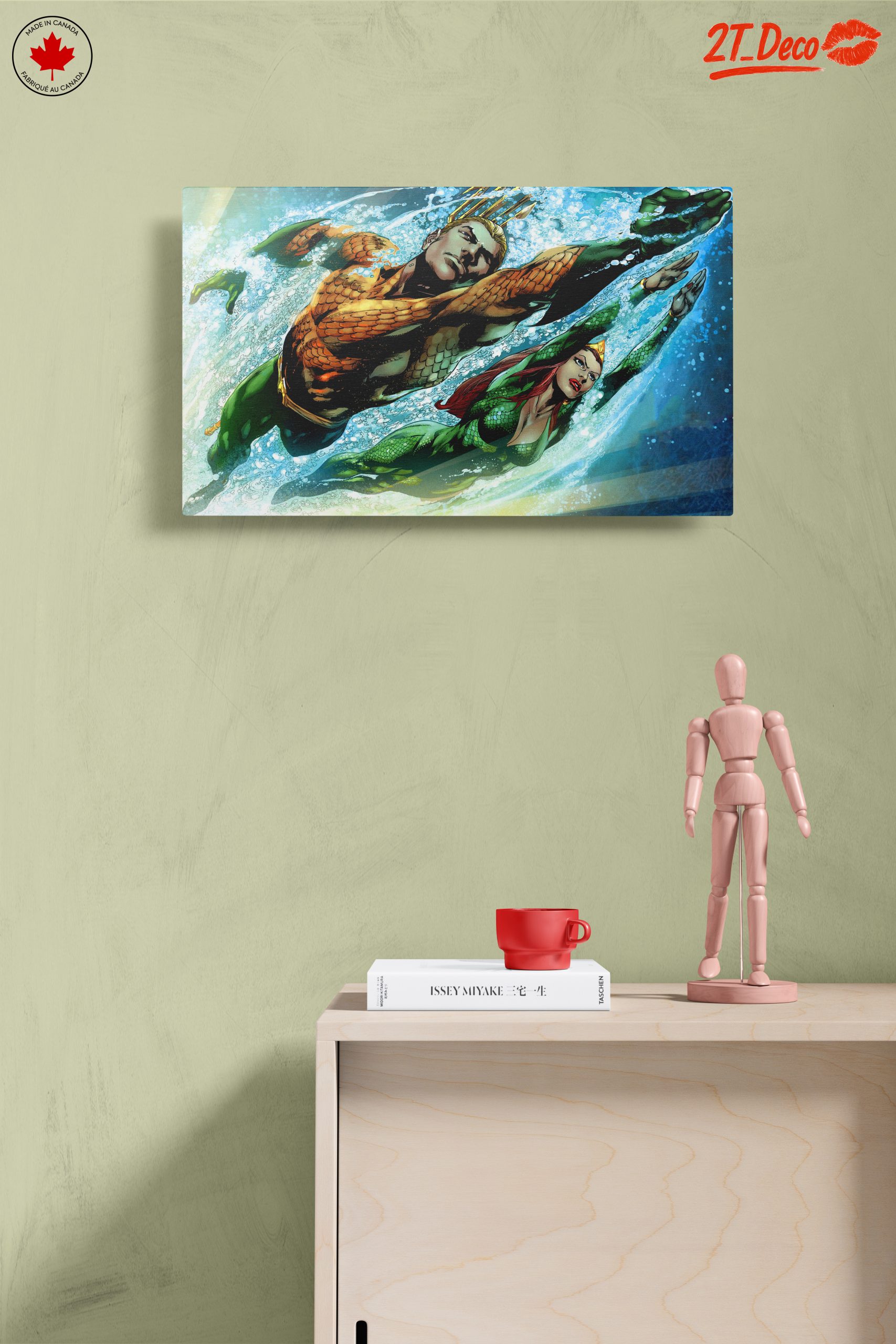 Dynamic Aquaman Artwork Featuring Ocean Adventure - Image 14