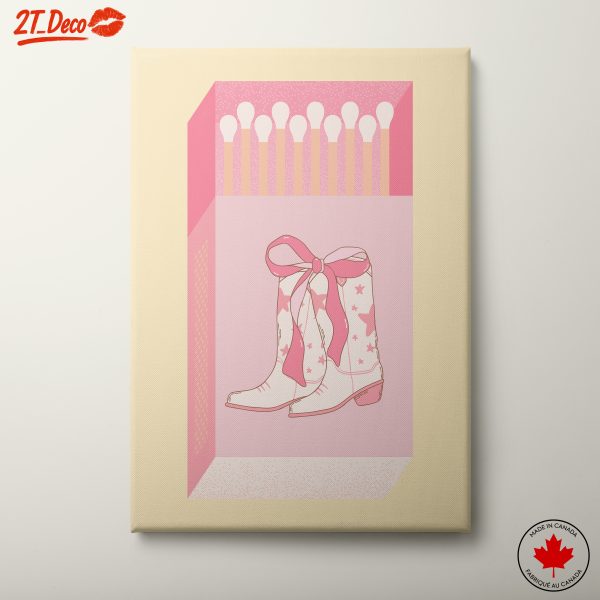 Stylish Western Boots Artwork