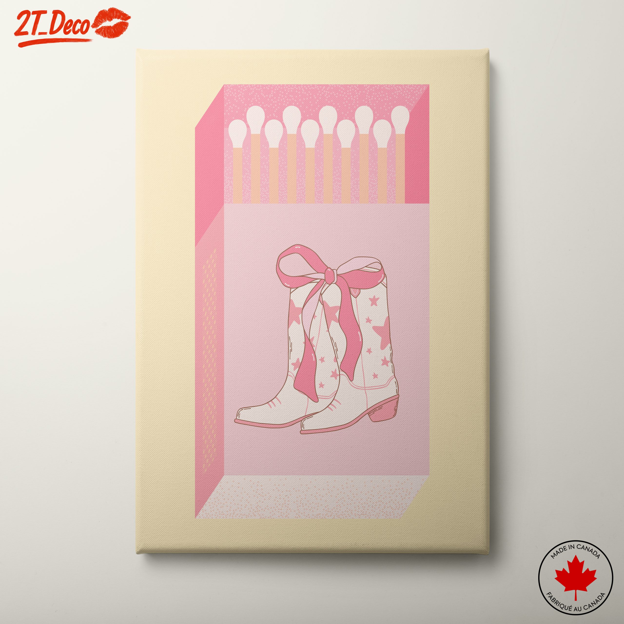 Stylish Western Boots Artwork