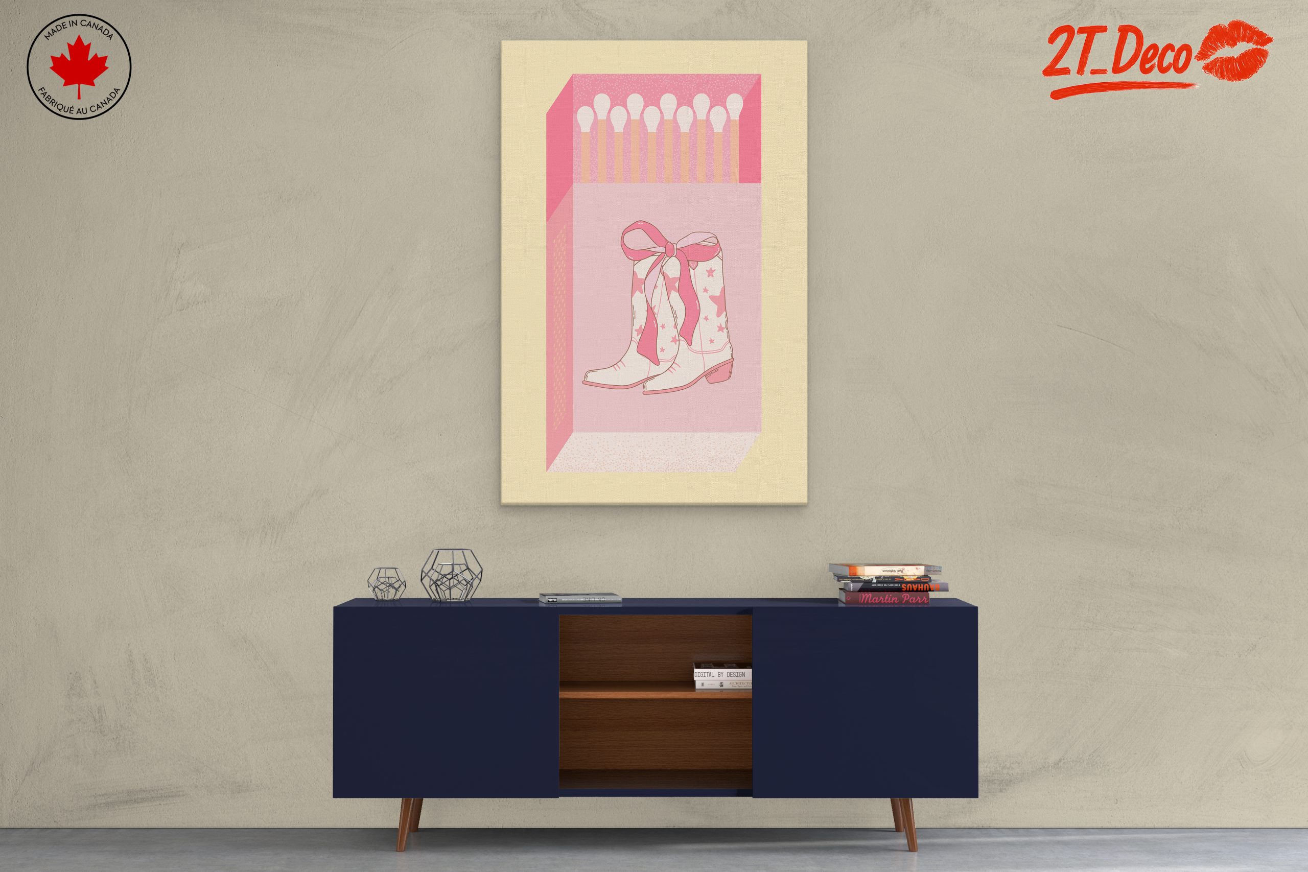Stylish Western Boots Artwork - Image 3