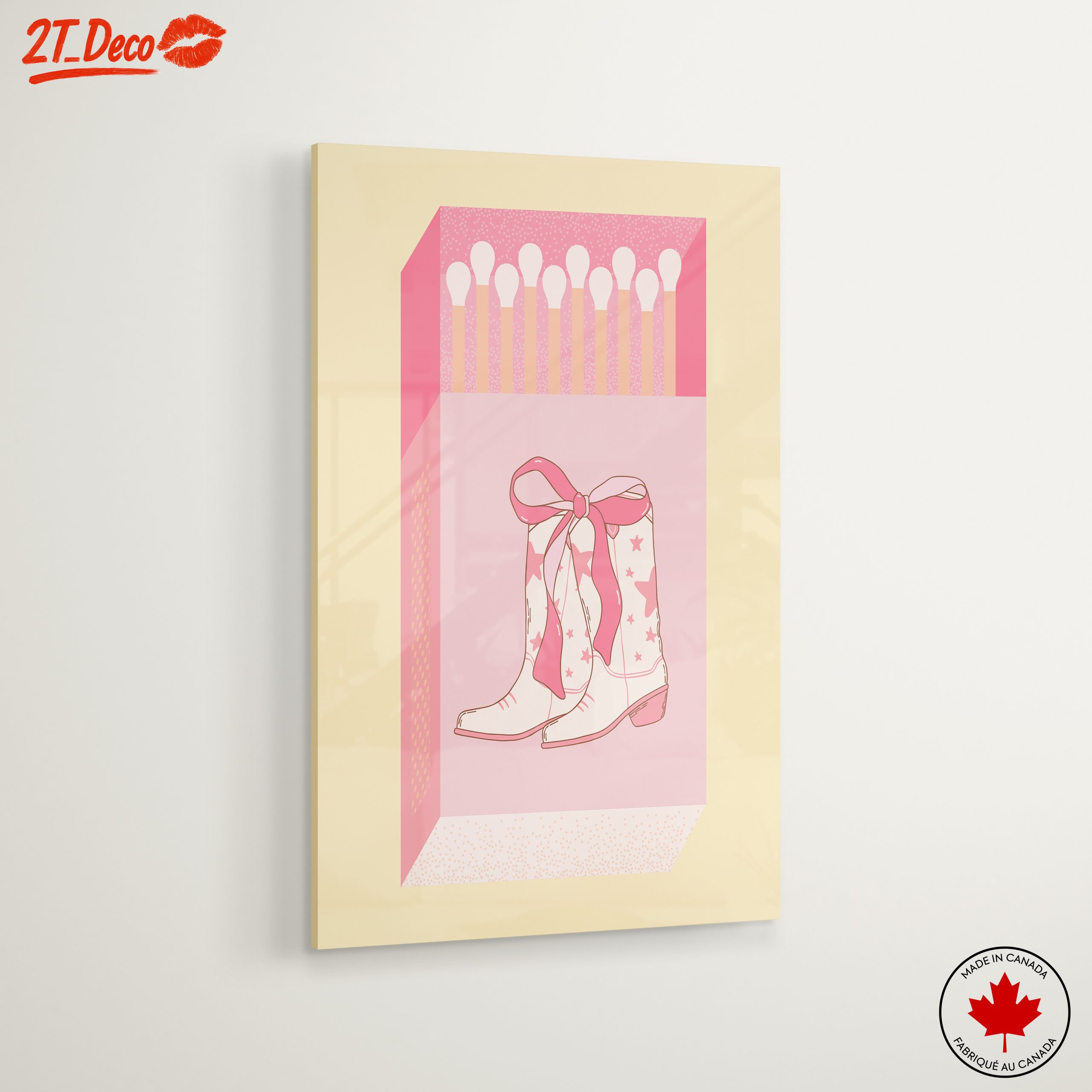 Stylish Western Boots Artwork - Image 6