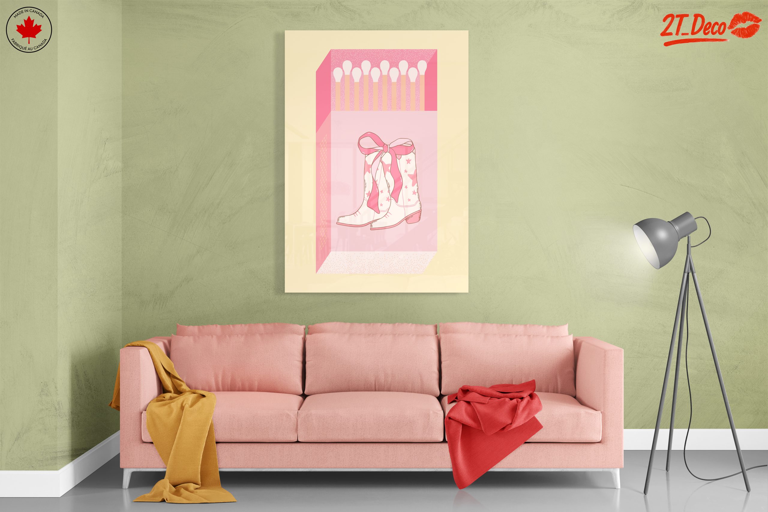 Stylish Western Boots Artwork - Image 7