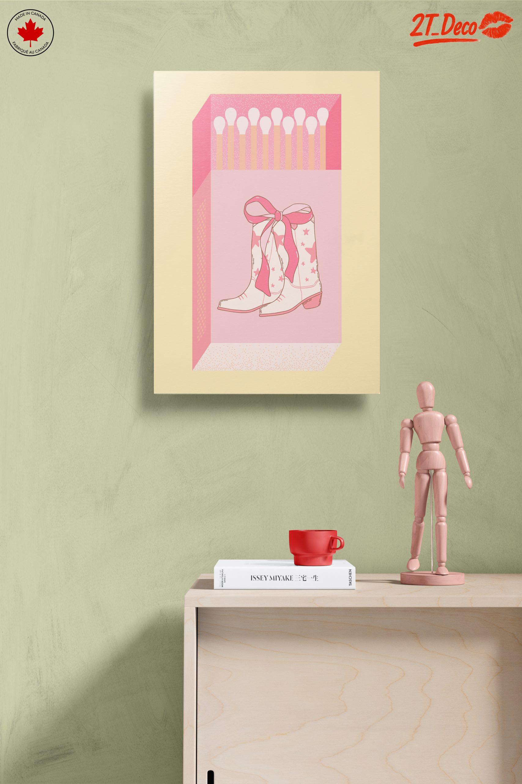 Stylish Western Boots Artwork - Image 14