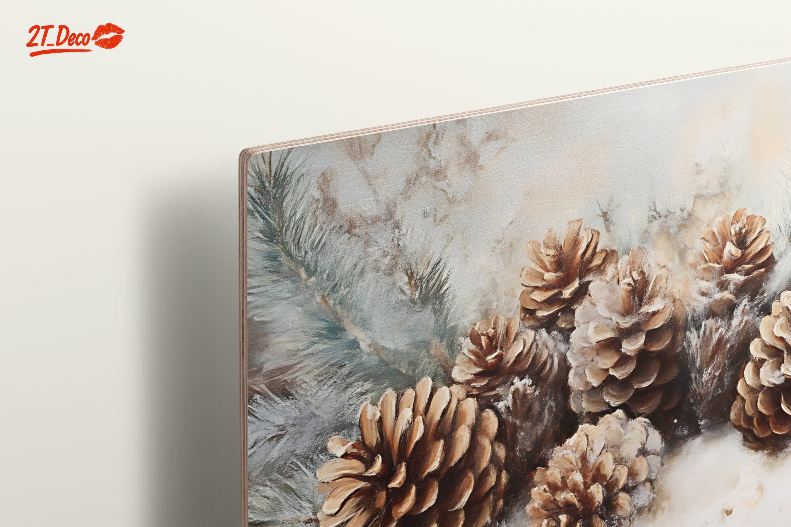 Botanical Art Featuring Pinecones and Greenery - Image 15