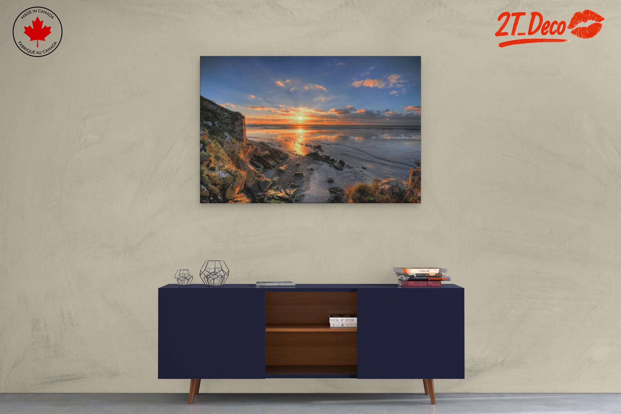Sunset Over a Serene Coastline - Image 3
