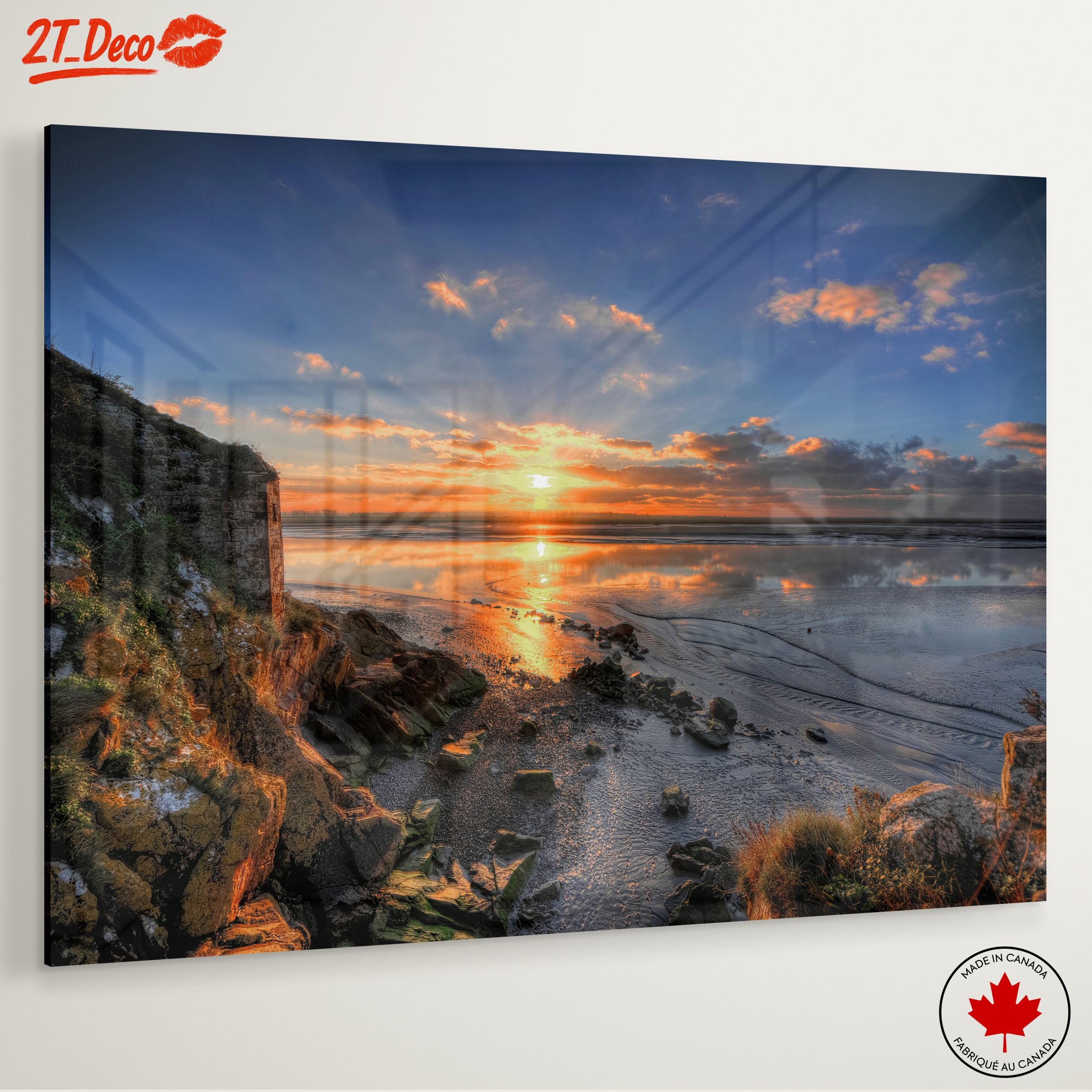 Sunset Over a Serene Coastline - Image 6