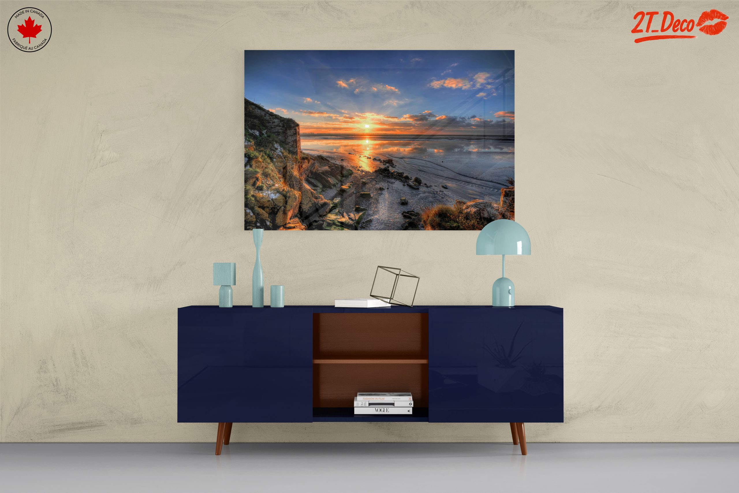 Sunset Over a Serene Coastline - Image 8
