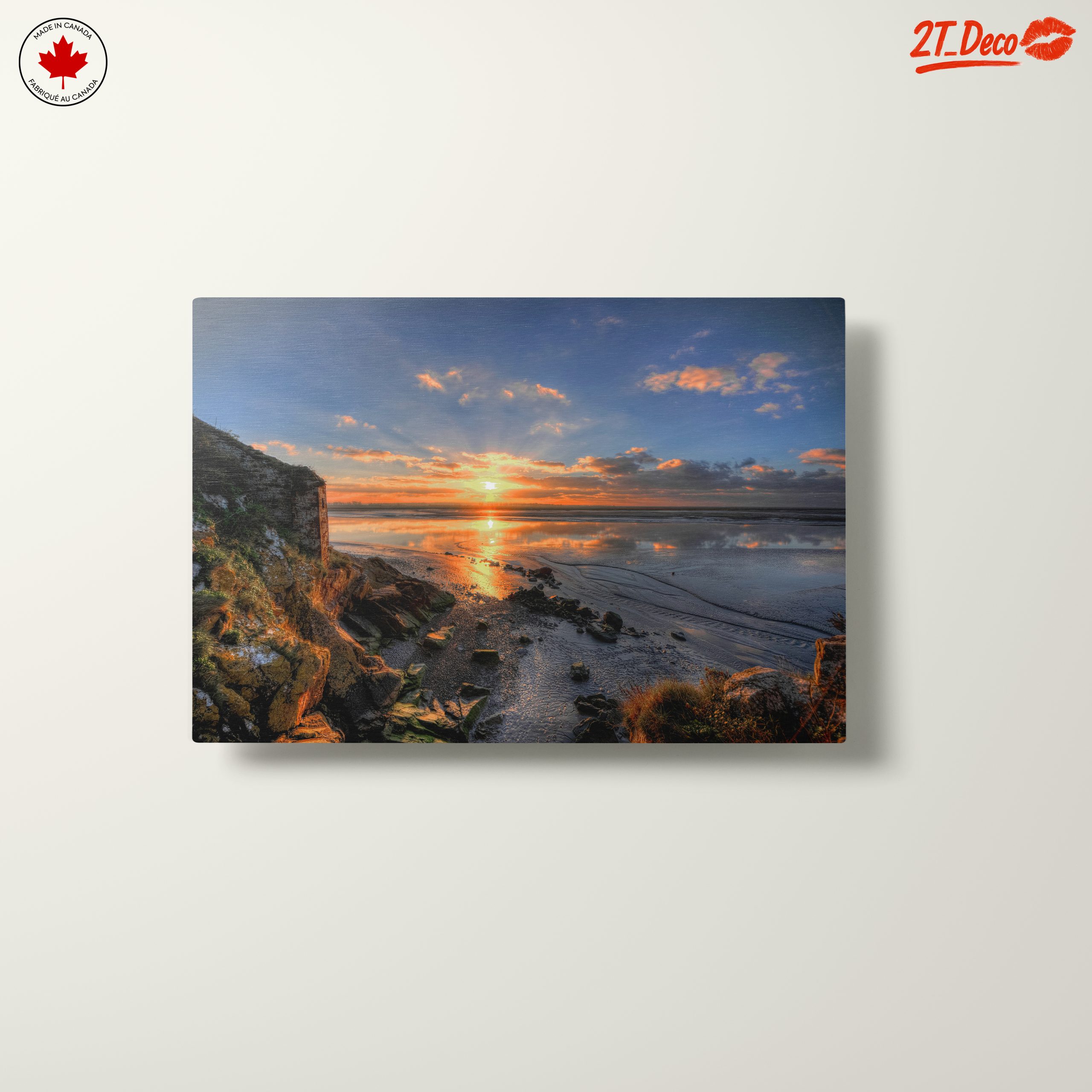 Sunset Over a Serene Coastline - Image 10