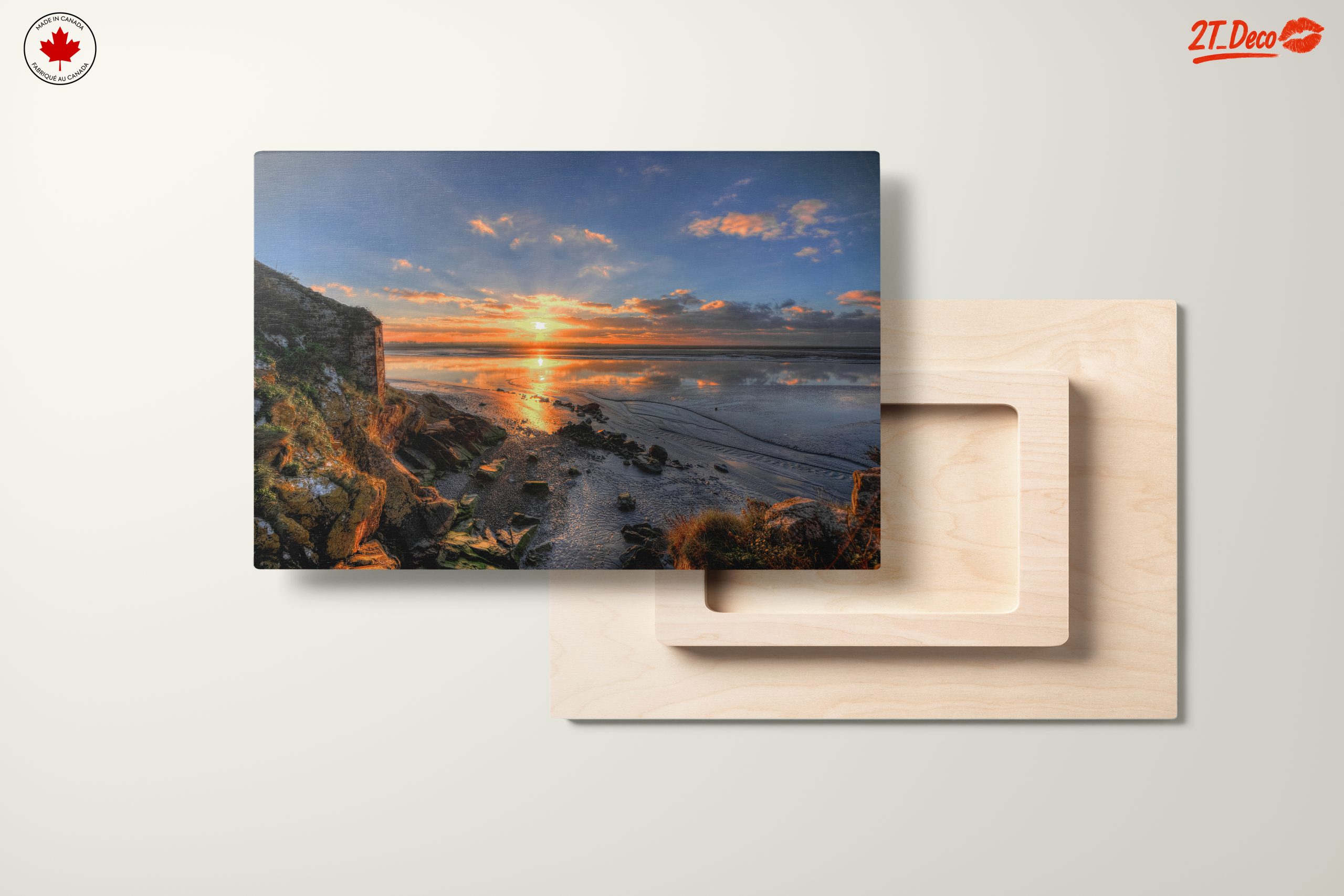 Sunset Over a Serene Coastline - Image 11