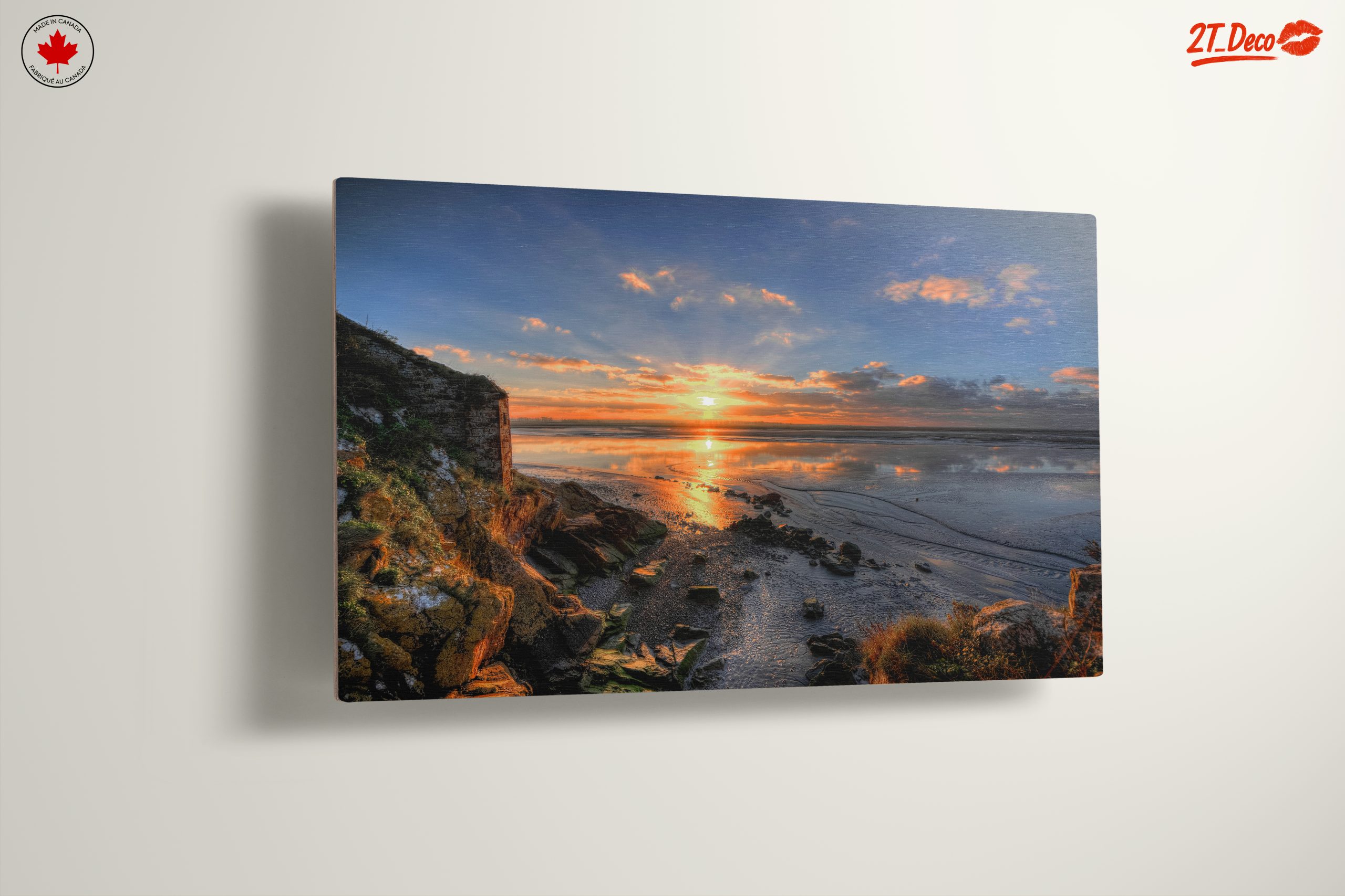 Sunset Over a Serene Coastline - Image 13