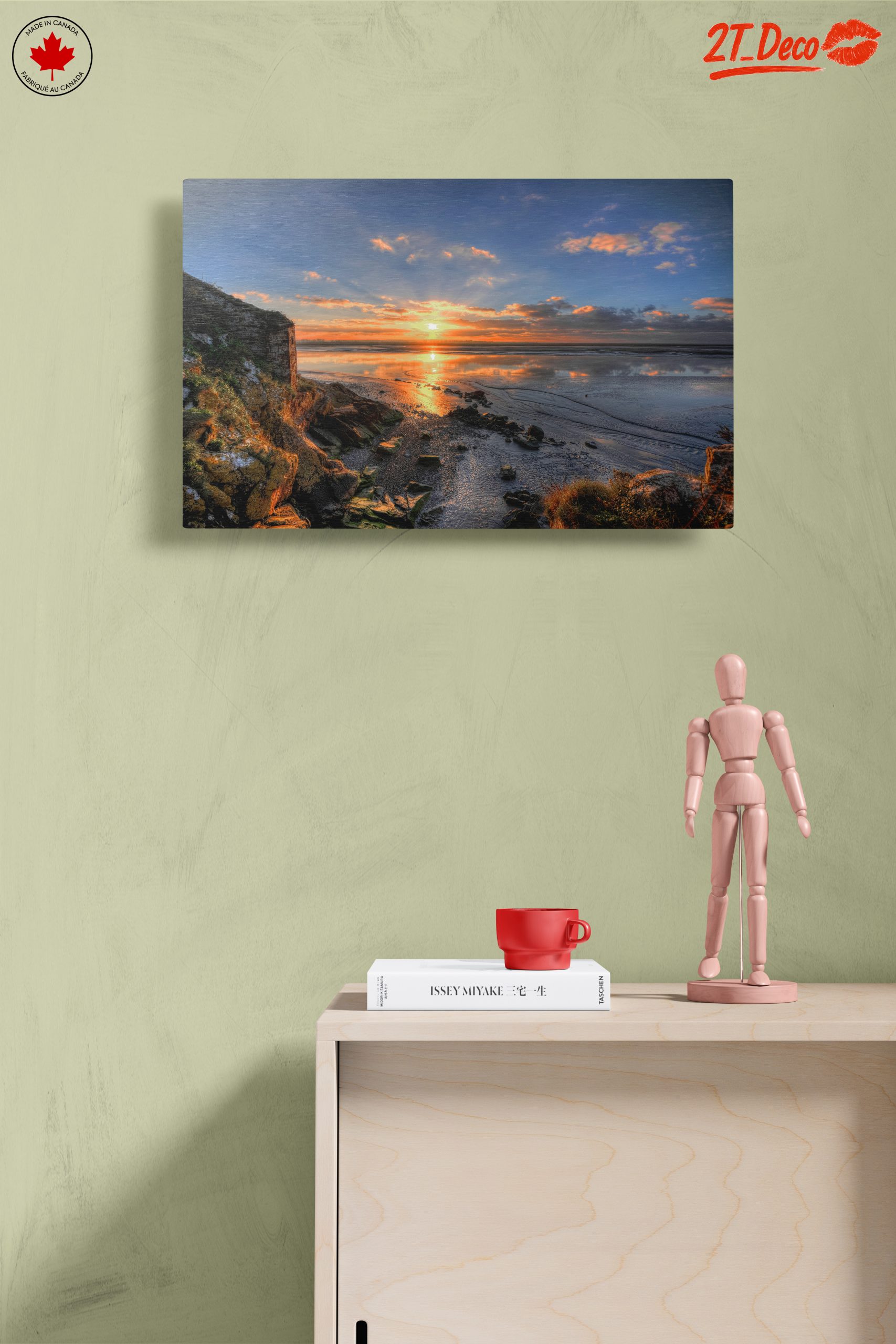 Sunset Over a Serene Coastline - Image 14