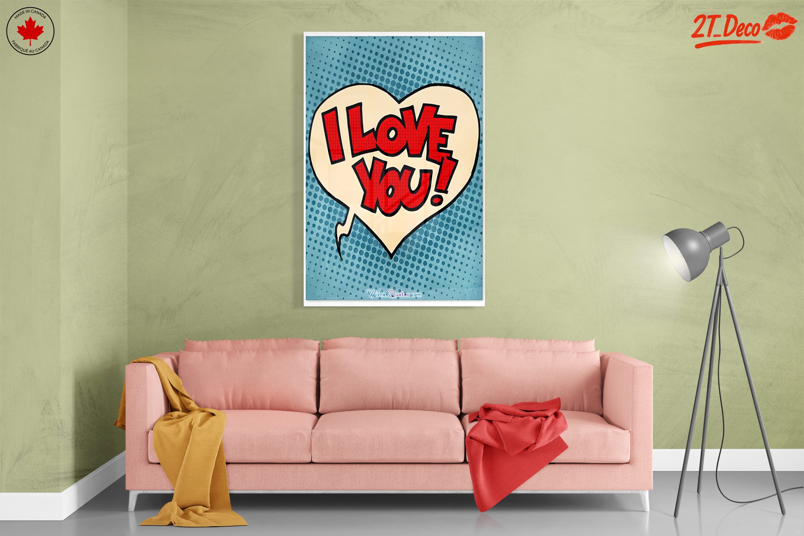 I Love You Pop Art Design - Image 7