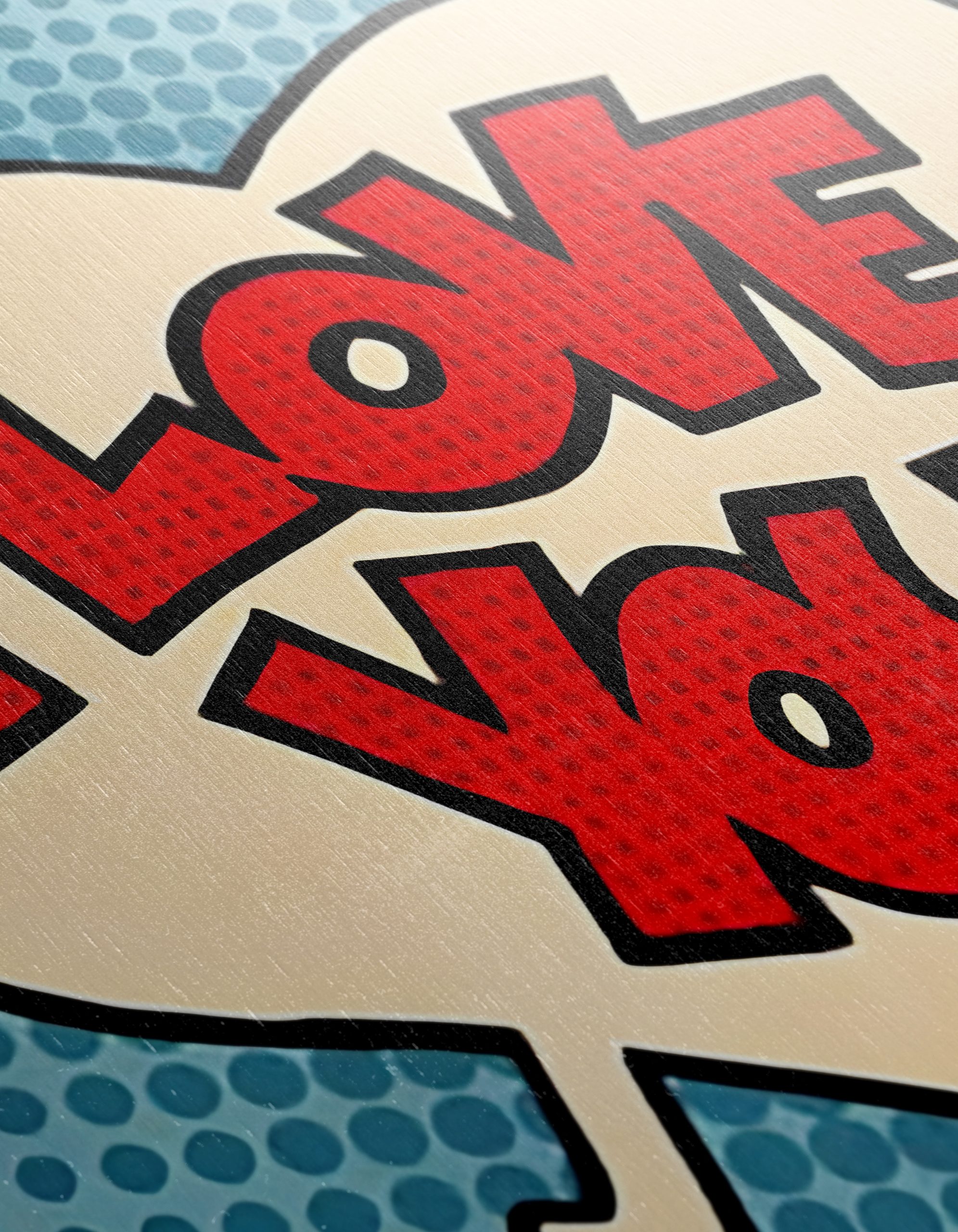 I Love You Pop Art Design - Image 12