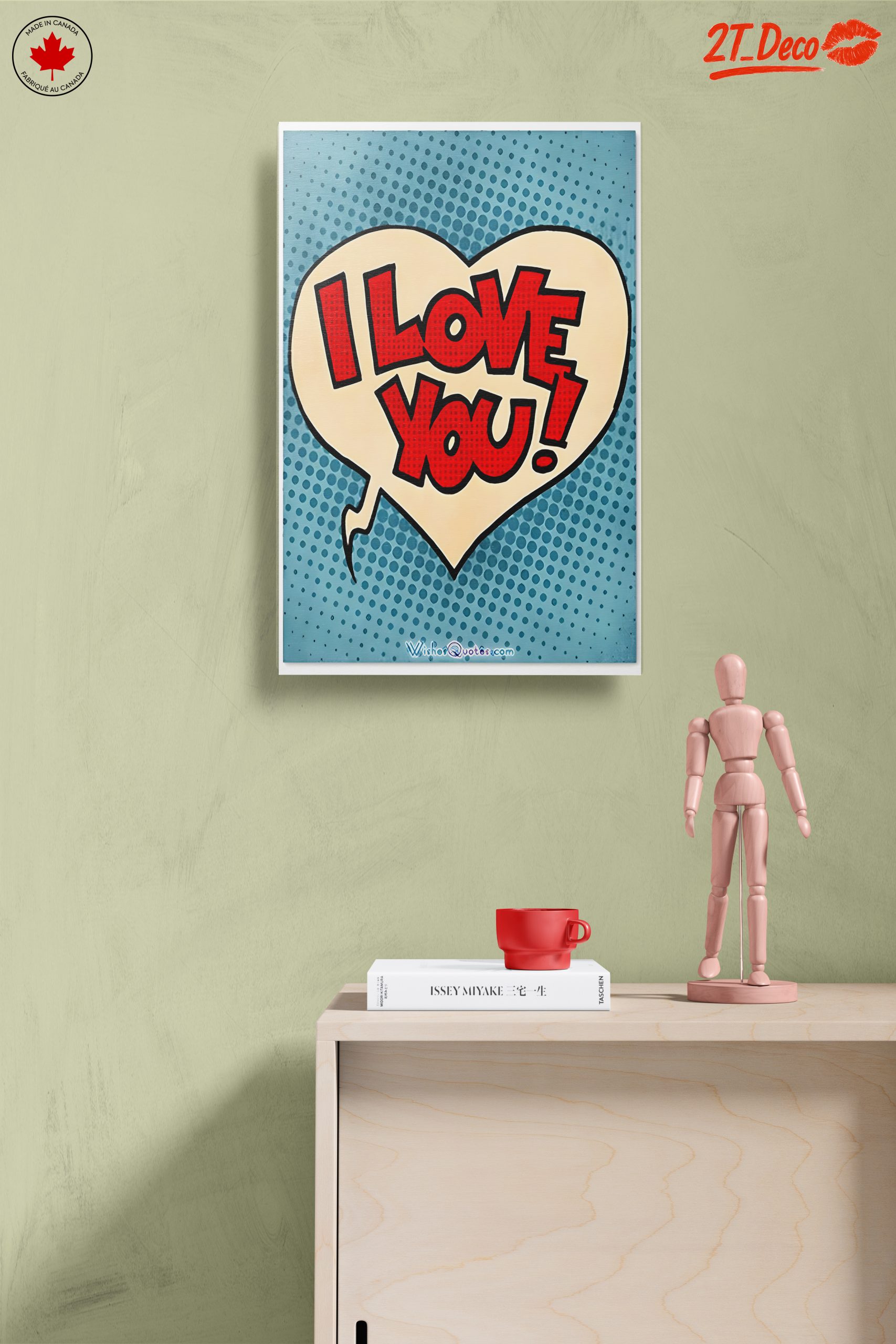 I Love You Pop Art Design - Image 14
