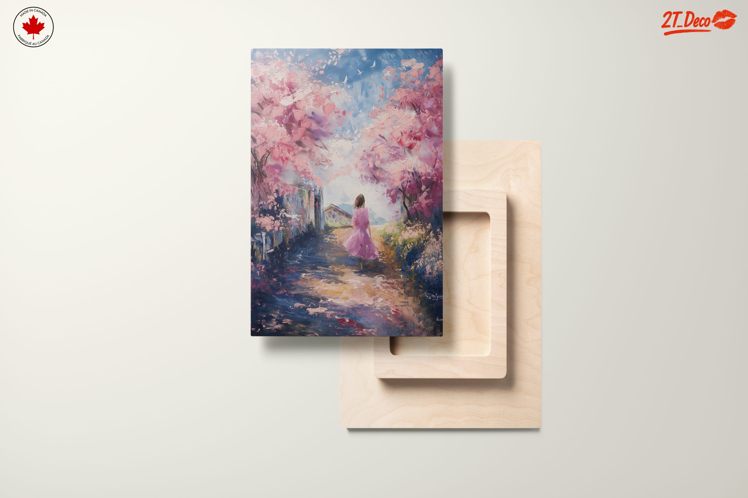 Dreamy Abstract Landscape with Cherry Blossoms - Image 11