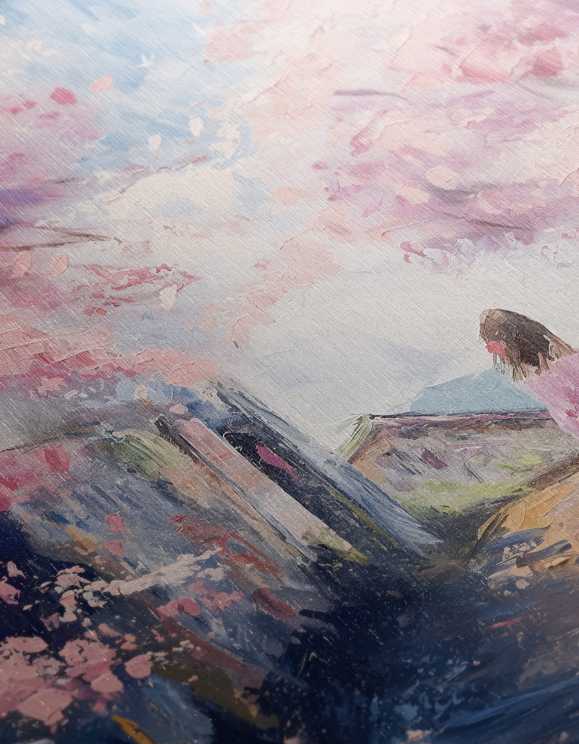 Dreamy Abstract Landscape with Cherry Blossoms - Image 12