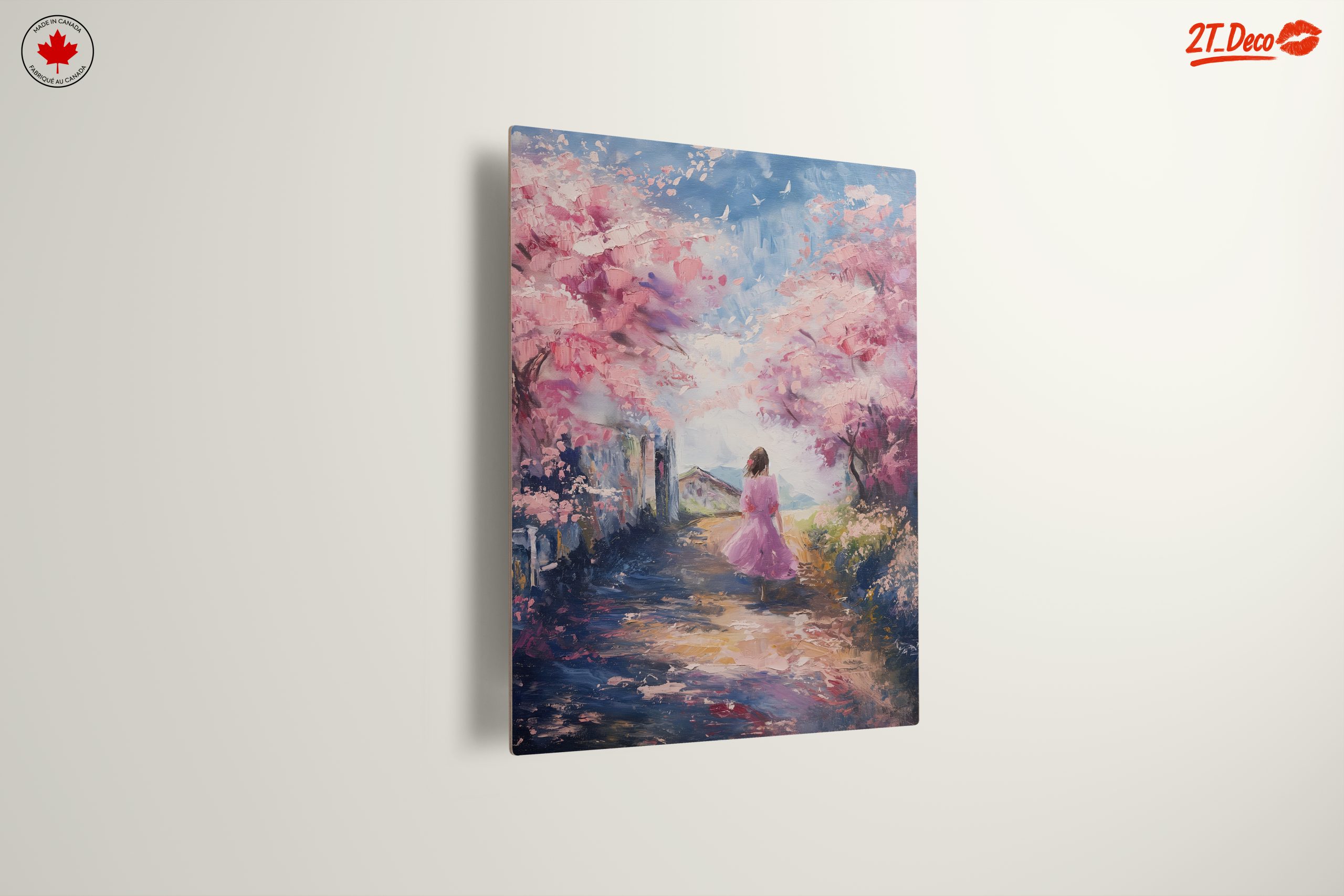 Dreamy Abstract Landscape with Cherry Blossoms - Image 13