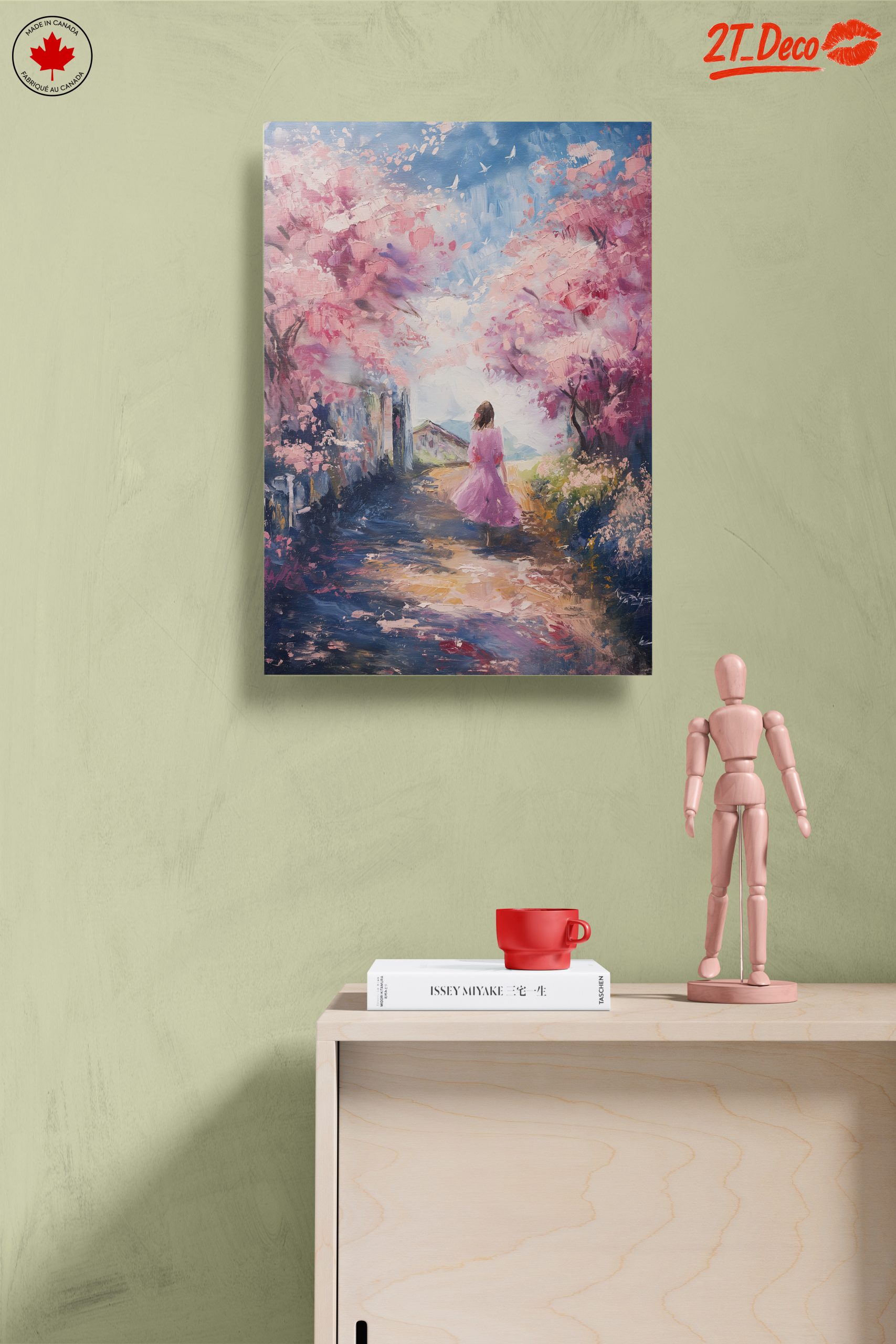 Dreamy Abstract Landscape with Cherry Blossoms - Image 14