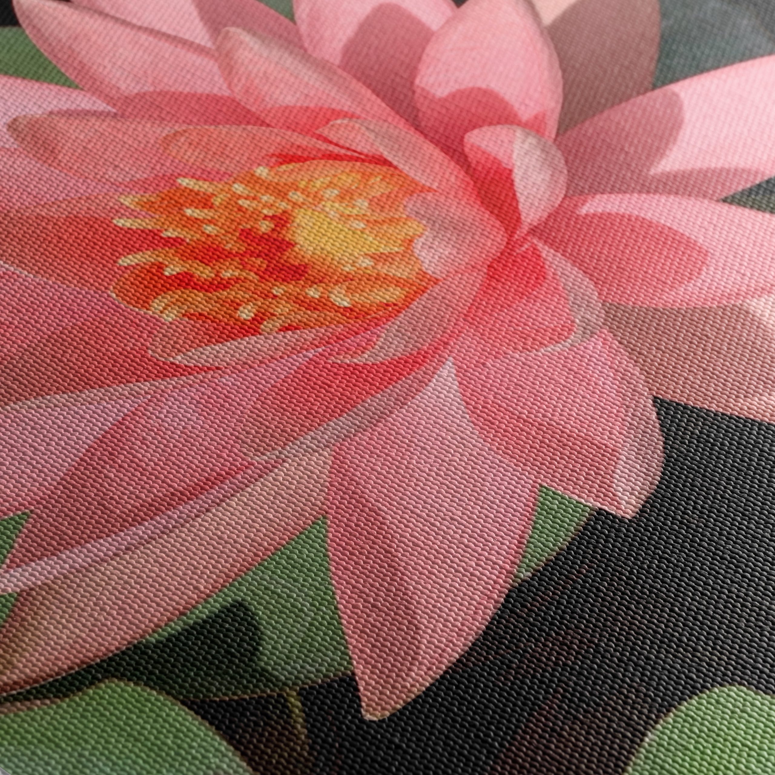Stunning Pink Water Lily On Calm Water - Image 5