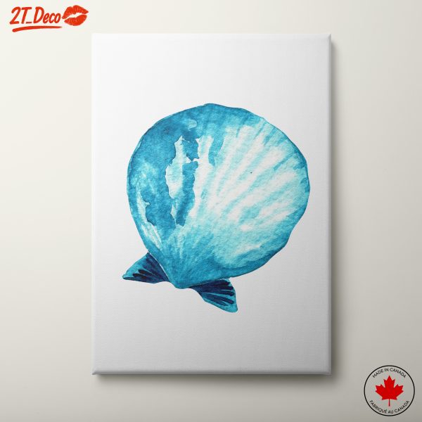 Watercolor Shell Art