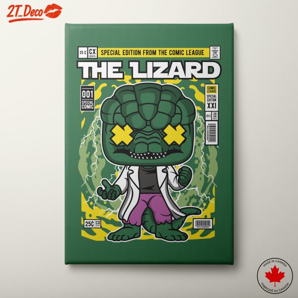 The Lizard Comic Character Art