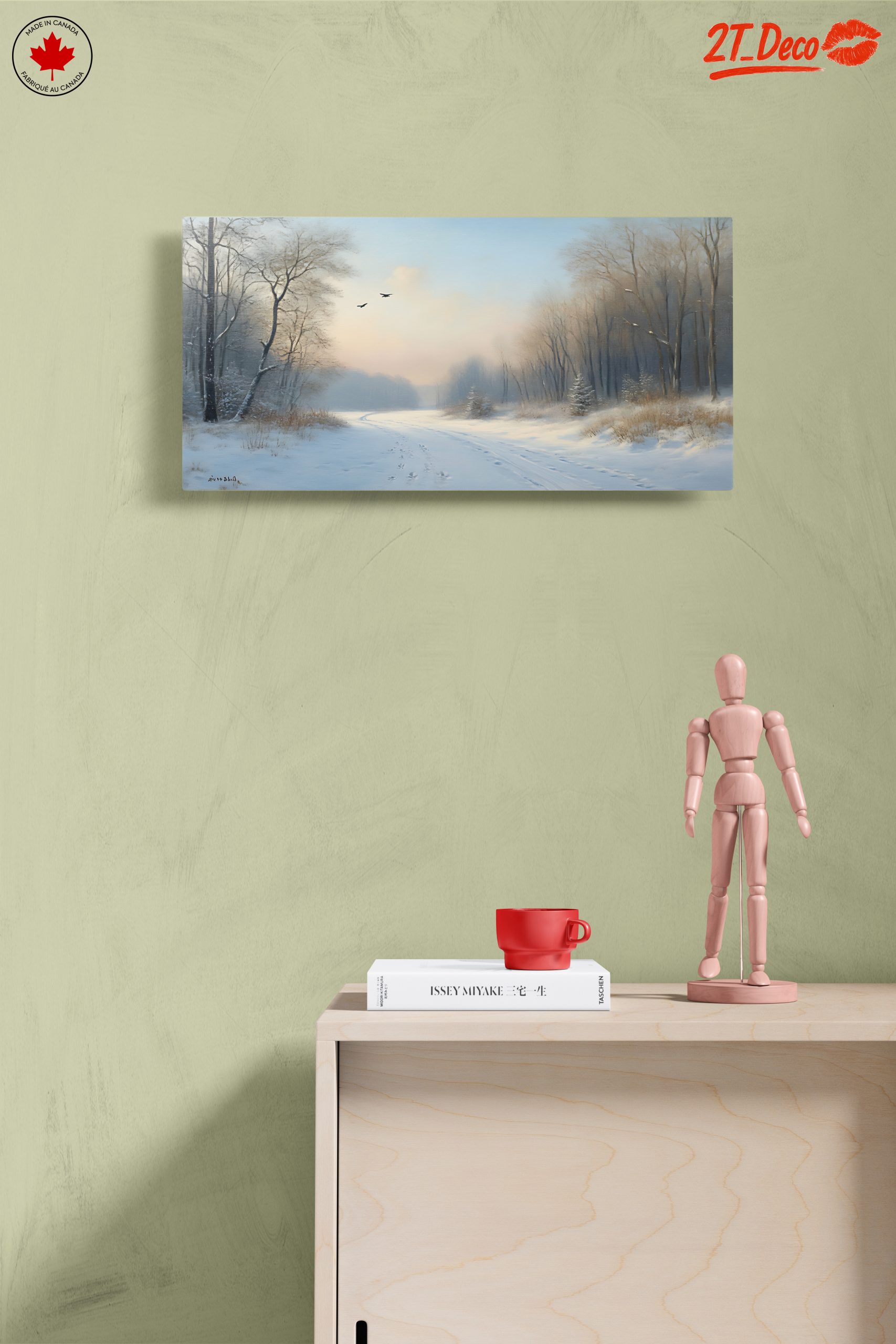 Serene Snowy Landscape with Trees 3 - Image 14