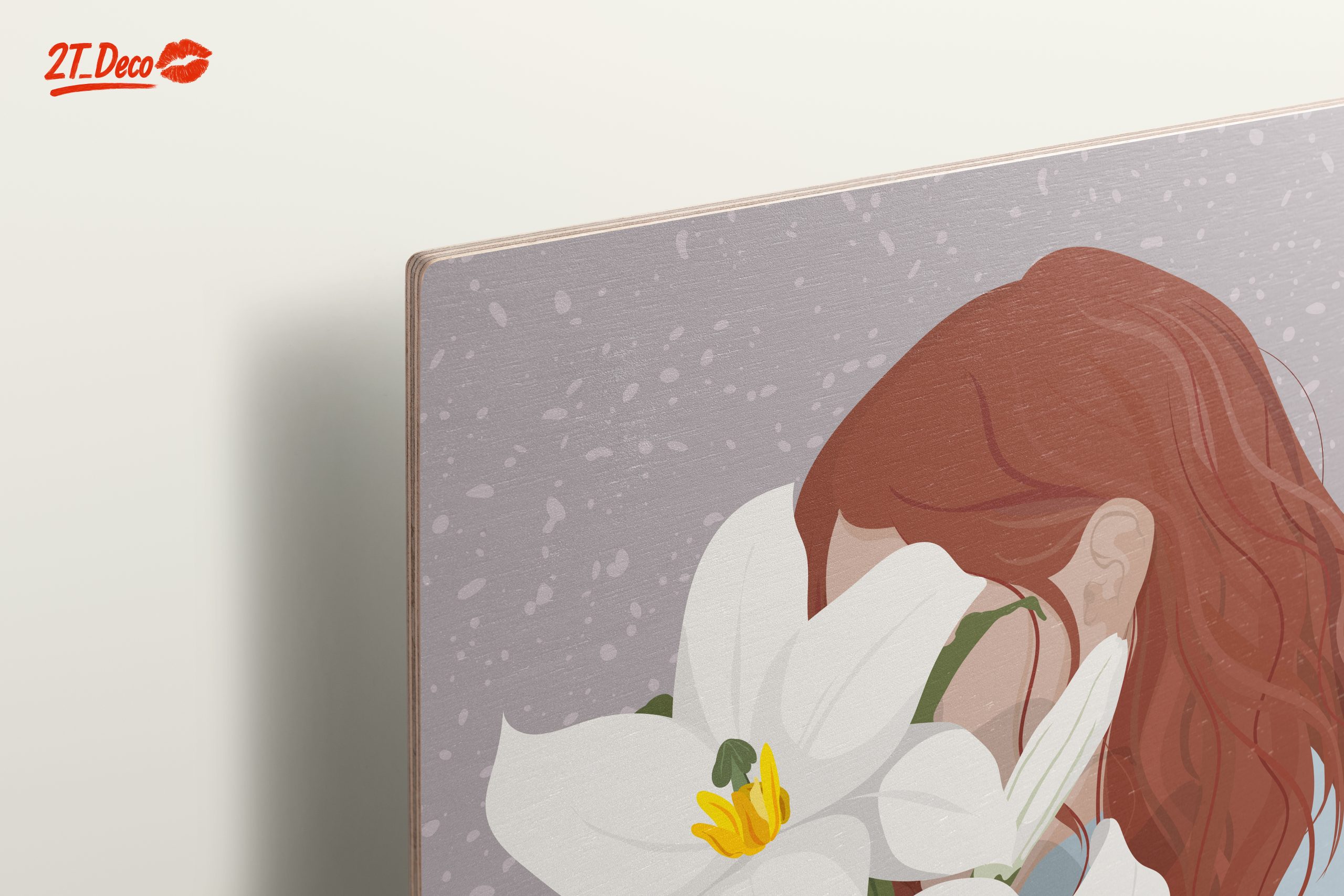 Modern Woman Portrait with Lilies - Image 15