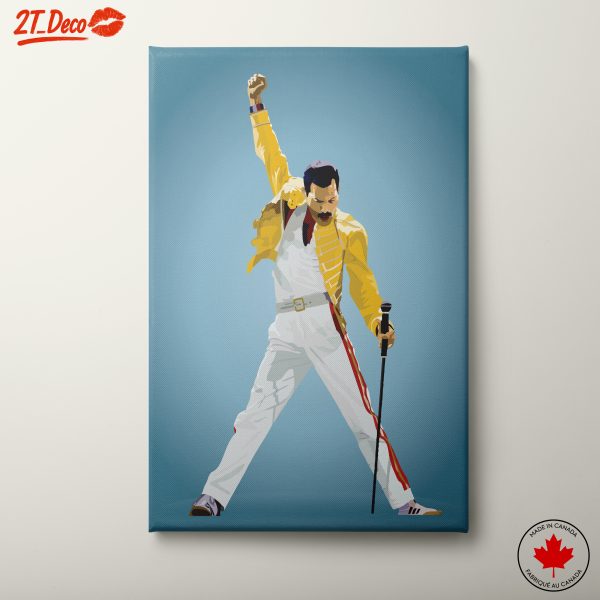 Freddie Mercury Iconic Performance Art