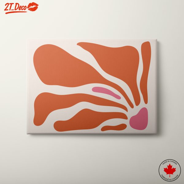 Organic Abstract Shapes in Warm Tones