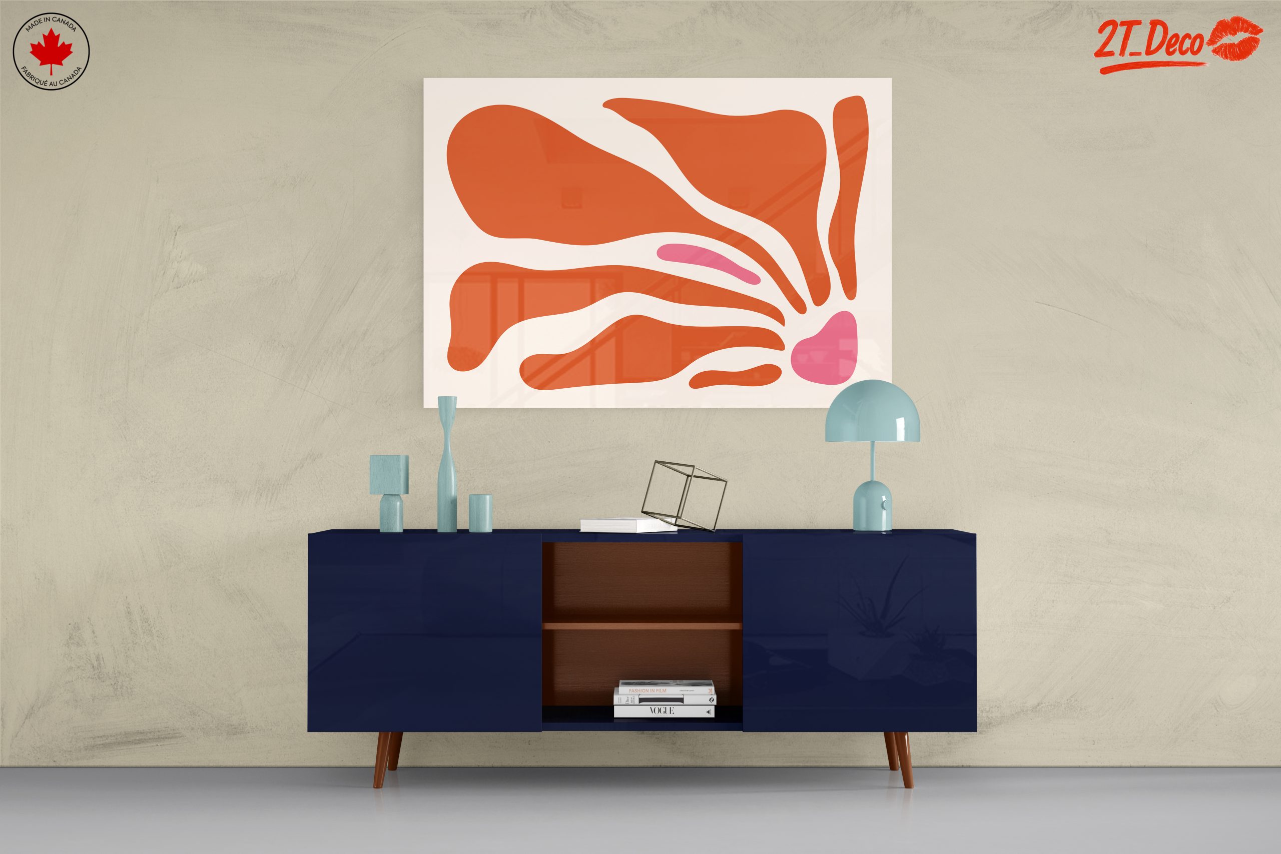 Organic Abstract Shapes in Warm Tones - Image 8