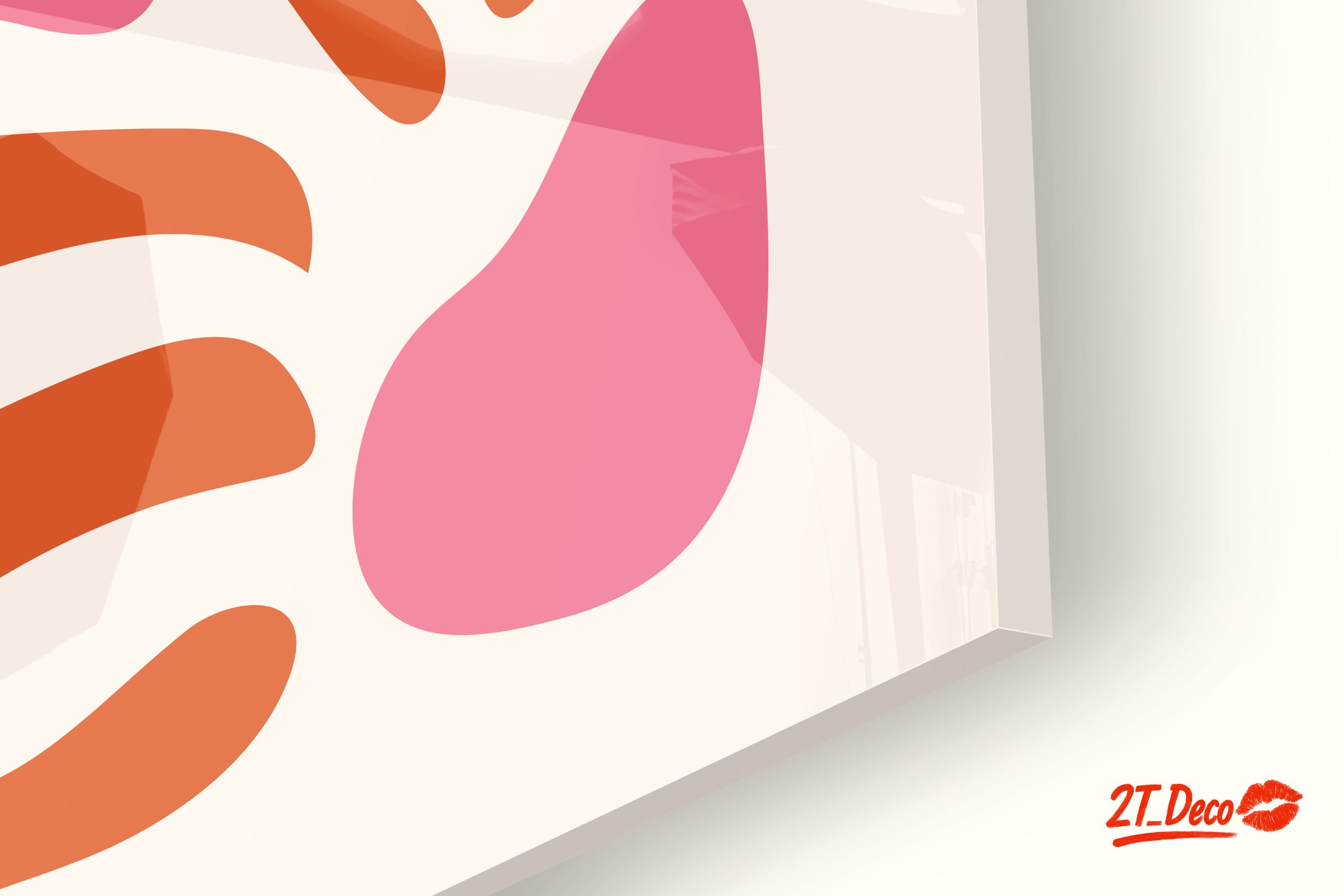 Organic Abstract Shapes in Warm Tones - Image 9