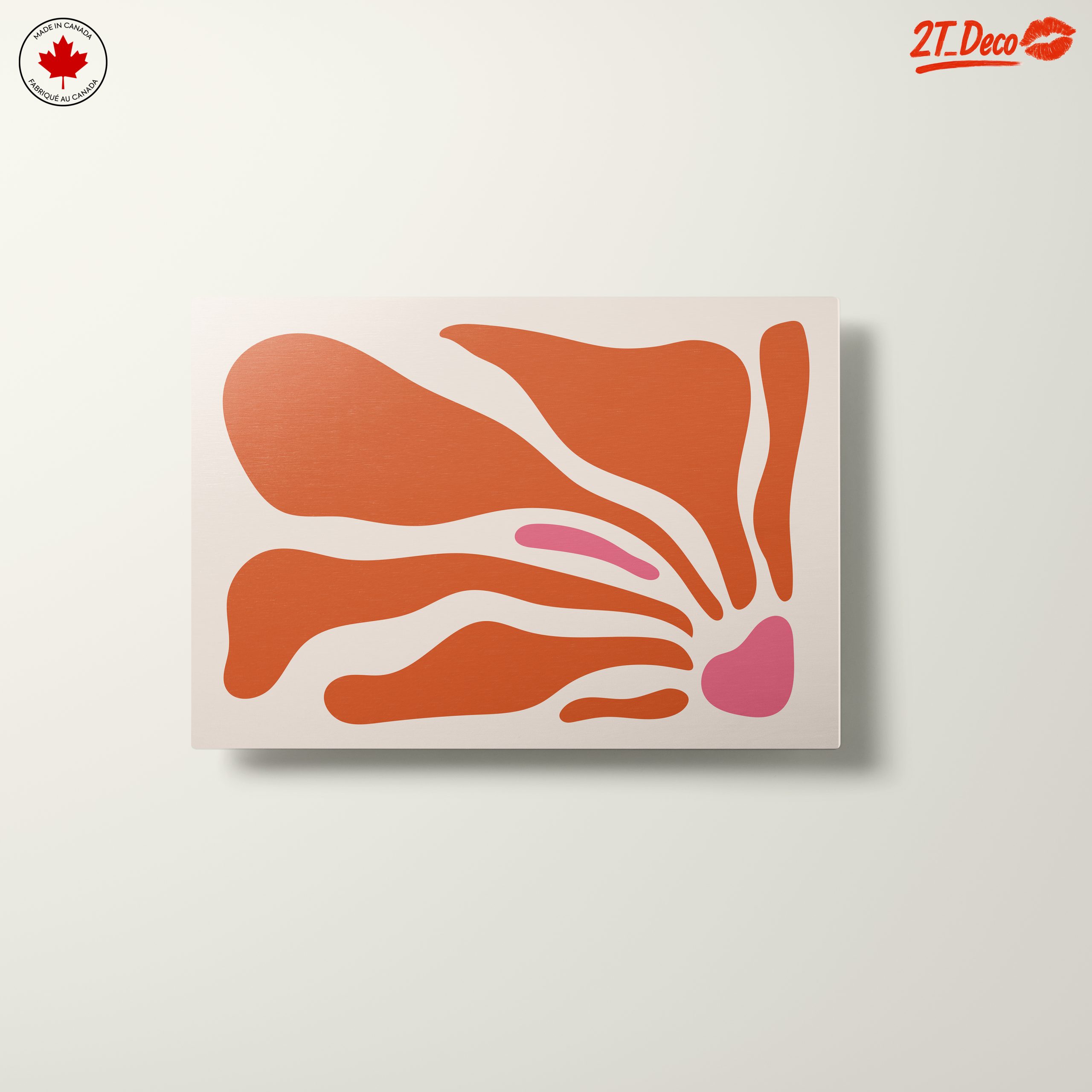 Organic Abstract Shapes in Warm Tones - Image 10