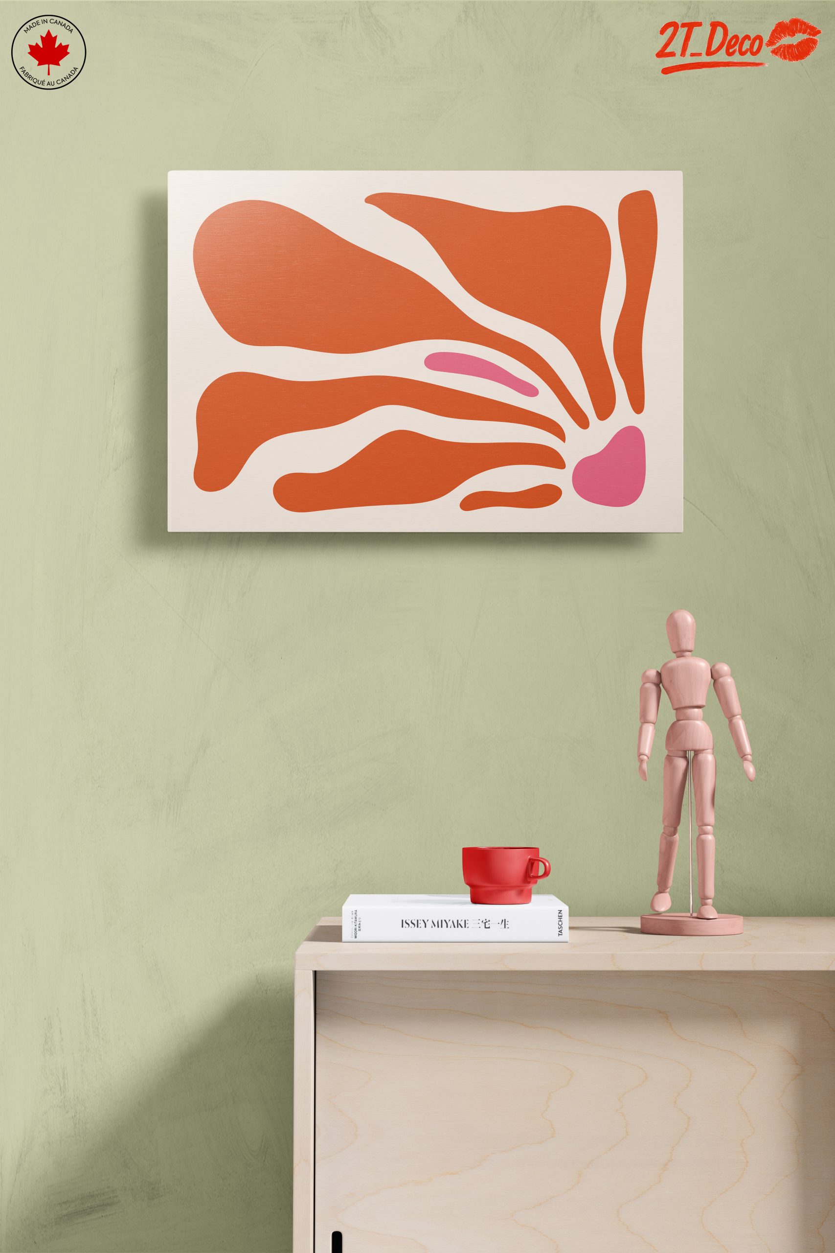 Organic Abstract Shapes in Warm Tones - Image 14