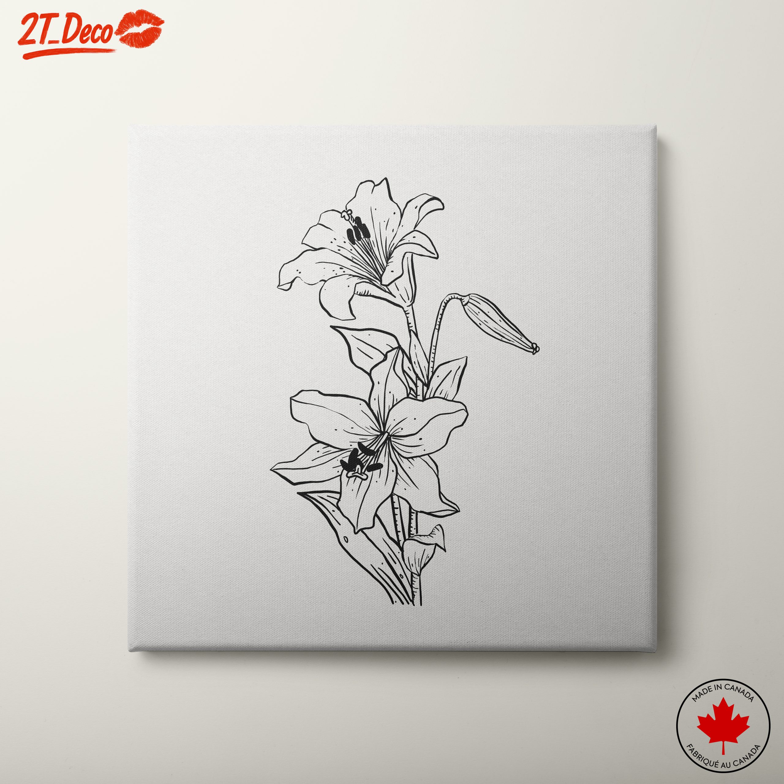 Stylized Floral Botanical Art 6