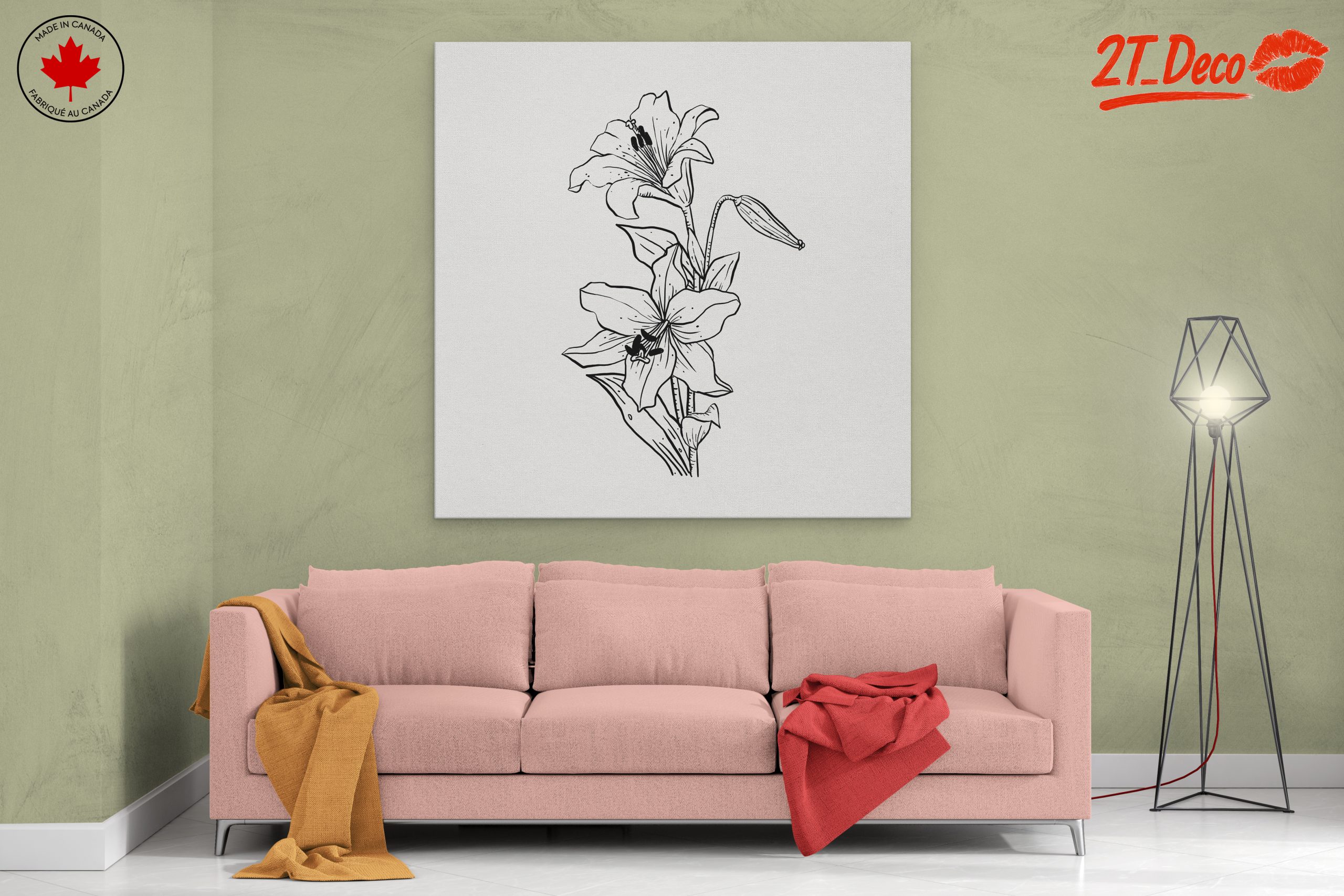 Stylized Floral Botanical Art 6 - Image 2
