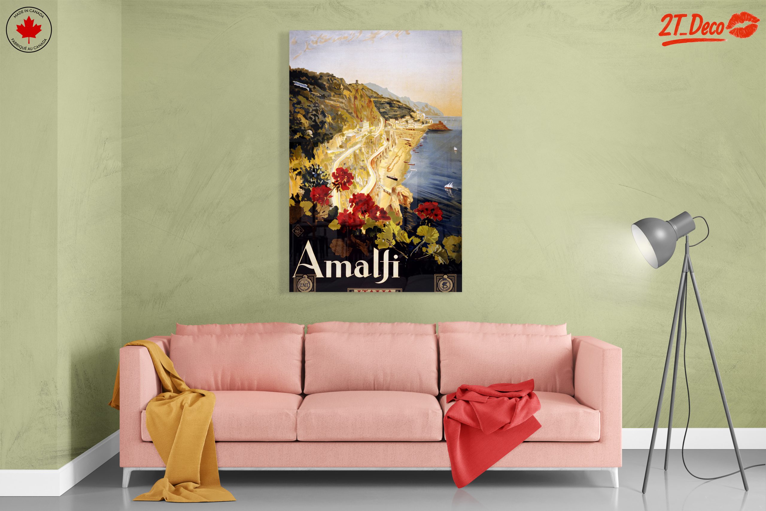 Scenic Amalfi Coastal View Art - Image 7