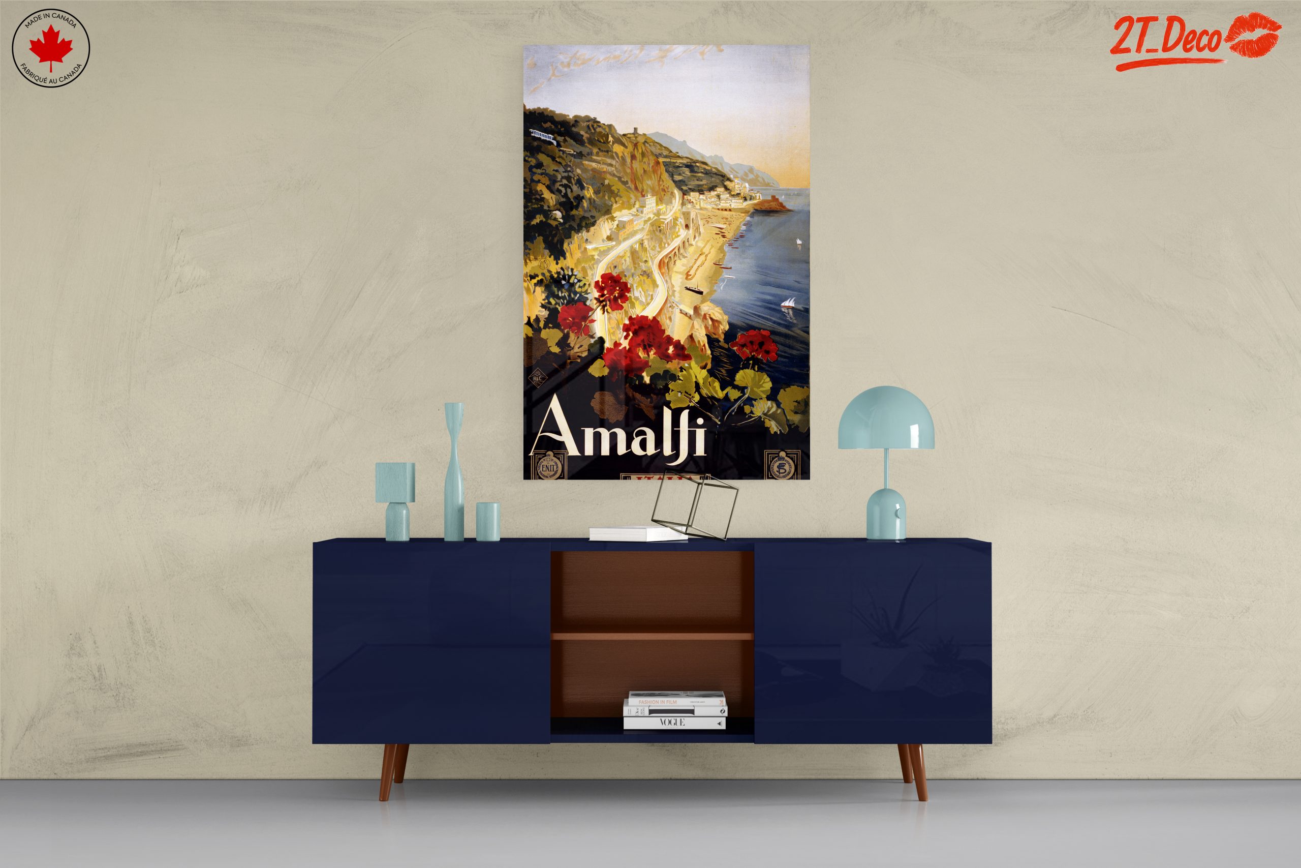 Scenic Amalfi Coastal View Art - Image 8