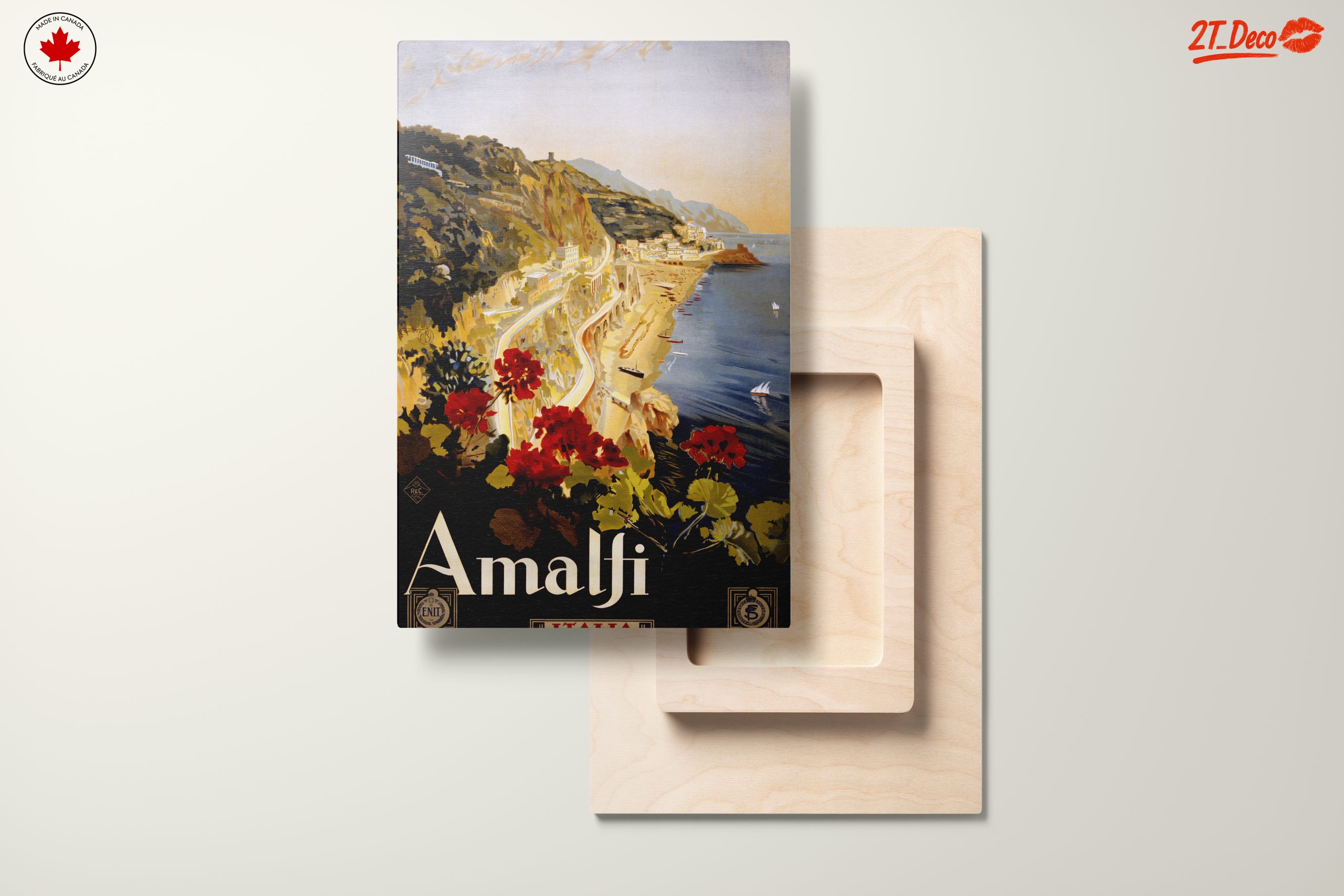 Scenic Amalfi Coastal View Art - Image 11