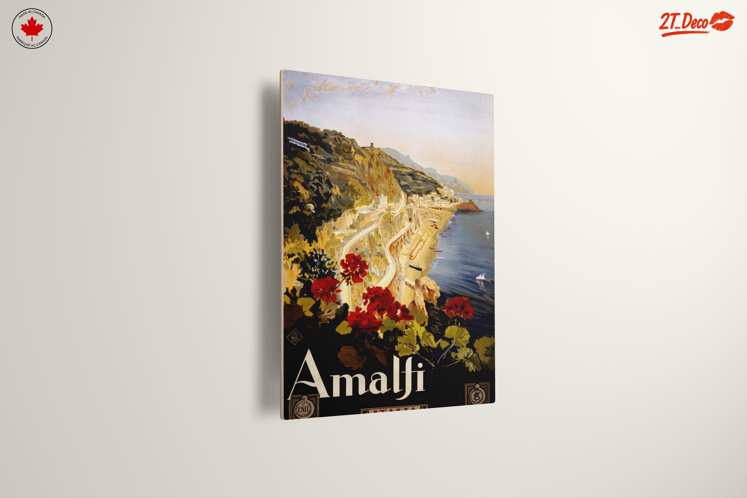 Scenic Amalfi Coastal View Art - Image 13