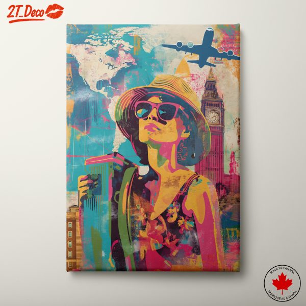 Vibrant Aesthetic Travel Poster