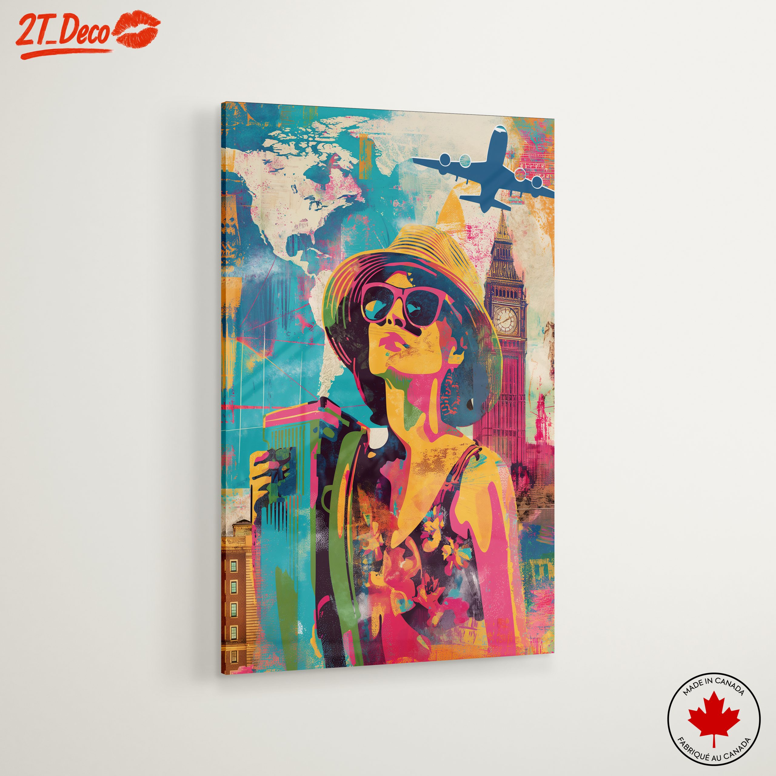 Vibrant Aesthetic Travel Poster - Image 6