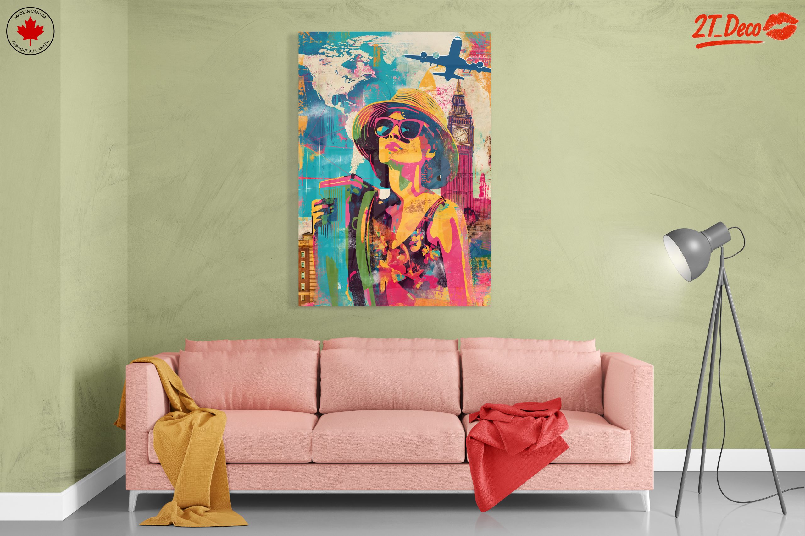 Vibrant Aesthetic Travel Poster - Image 7