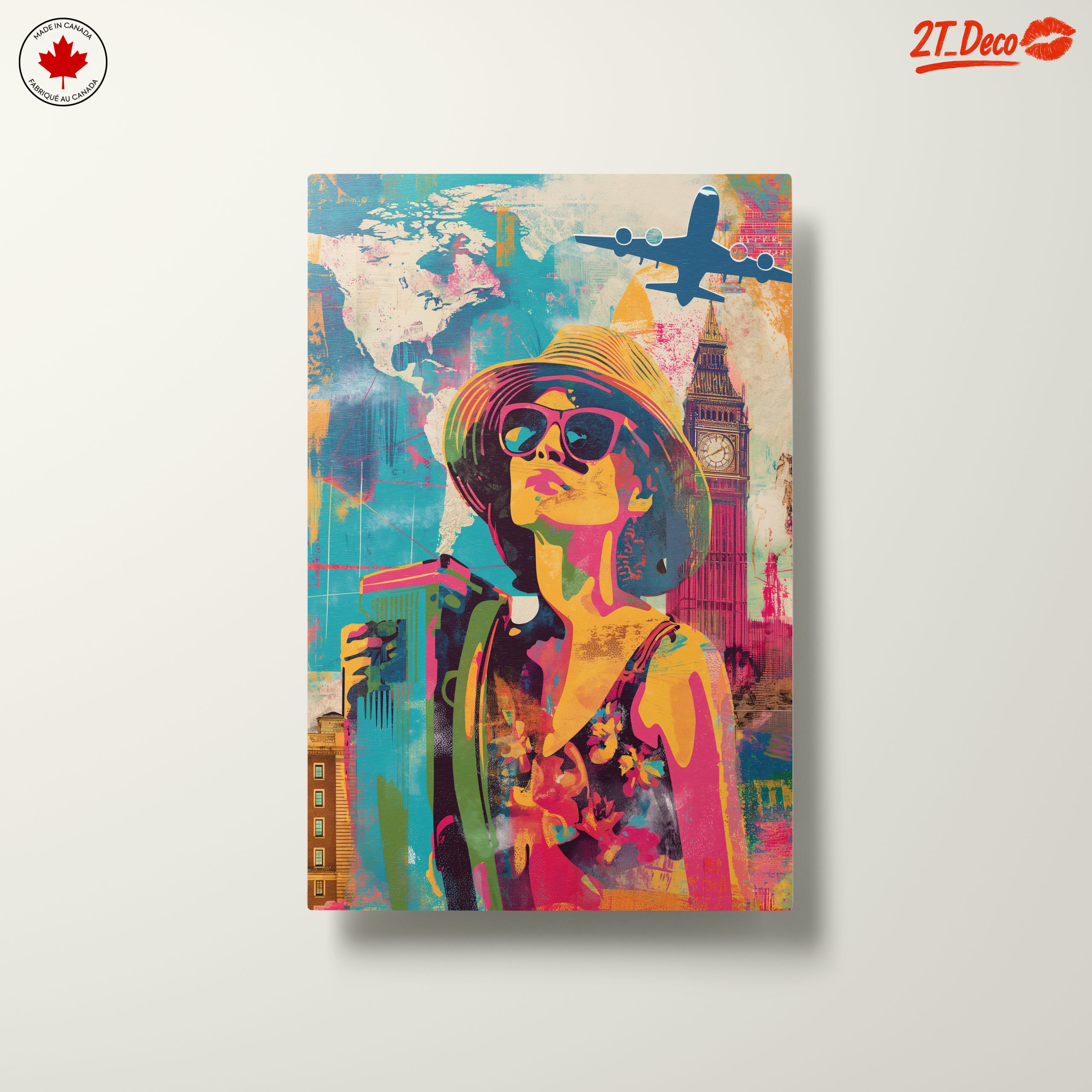 Vibrant Aesthetic Travel Poster - Image 10