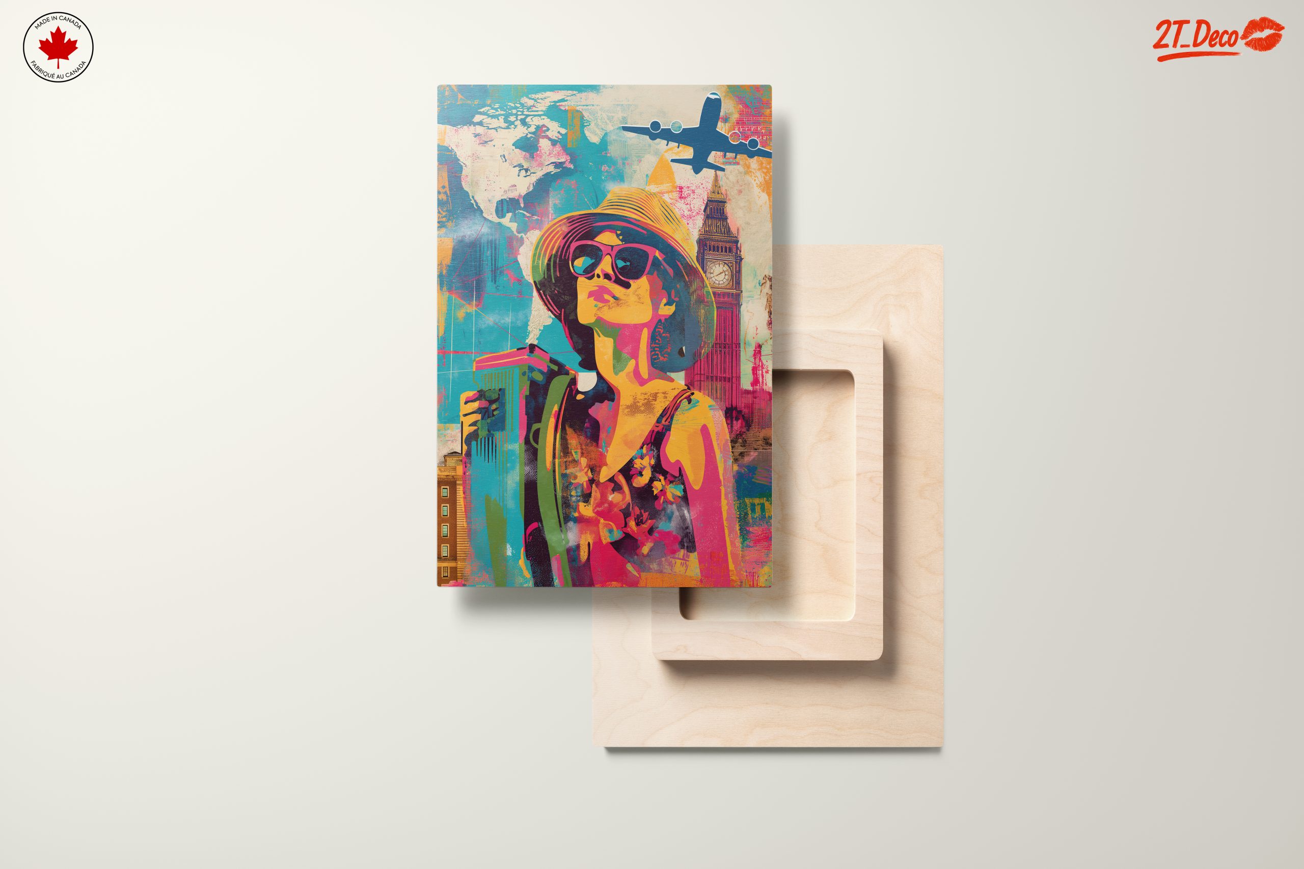 Vibrant Aesthetic Travel Poster - Image 11