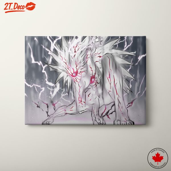 Epic Naruto Character in Electric Fury Art