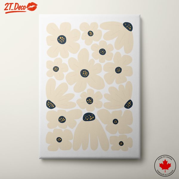Playful Floral Design with Soft Colors