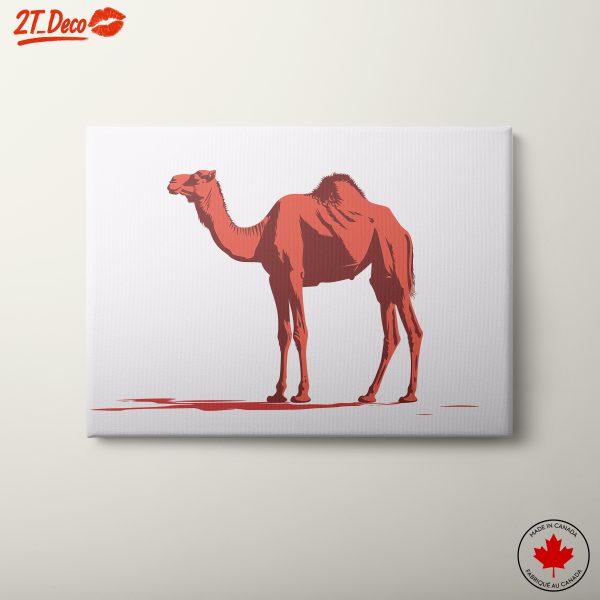 Stylized Camel Art for Animal Lovers